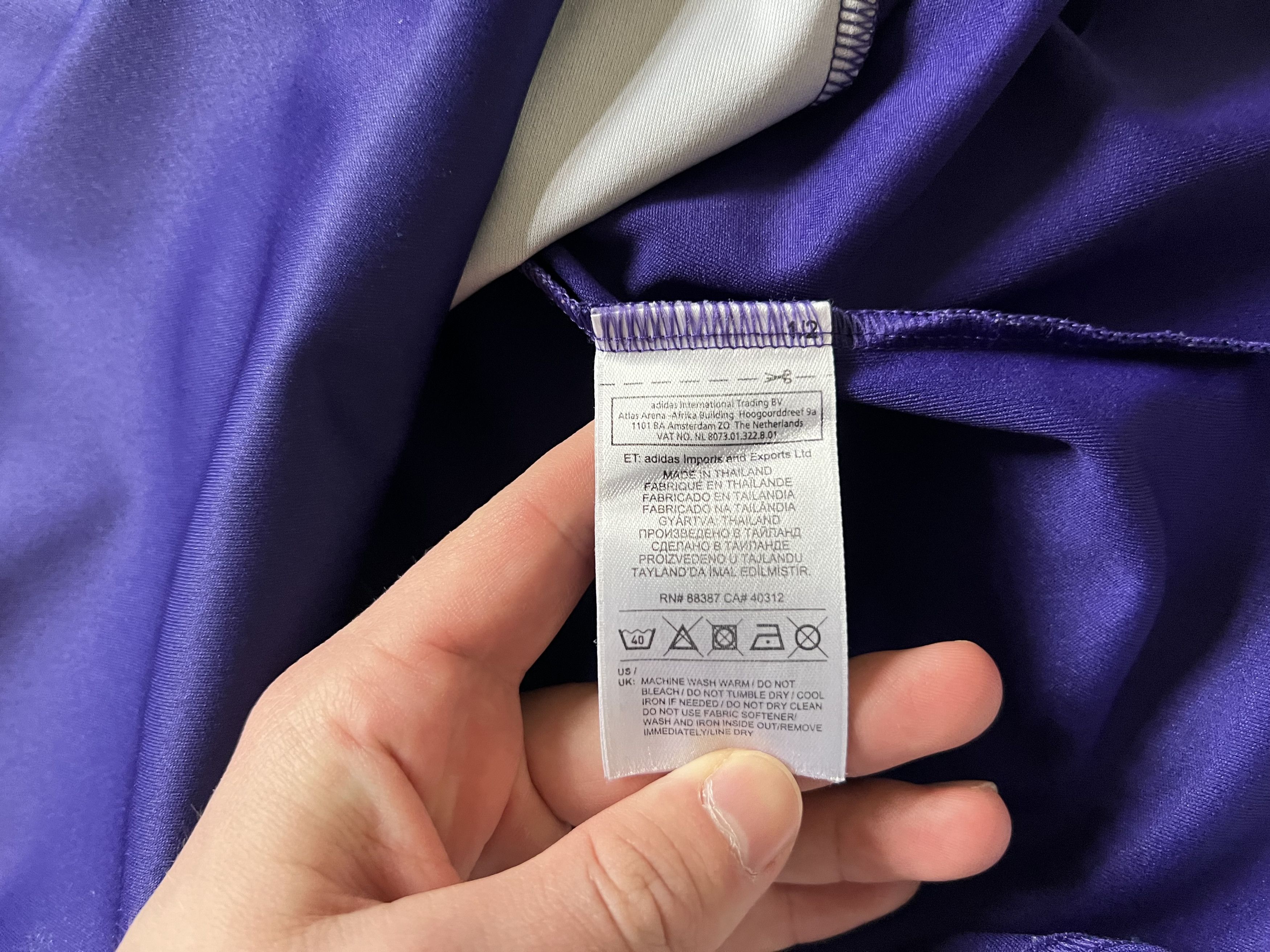 Adidas Adidas Anderlecht Home Shirt #32 Dendoncker 2016-2017 Size US S / EU 44-46 / 1 - 9 Thumbnail