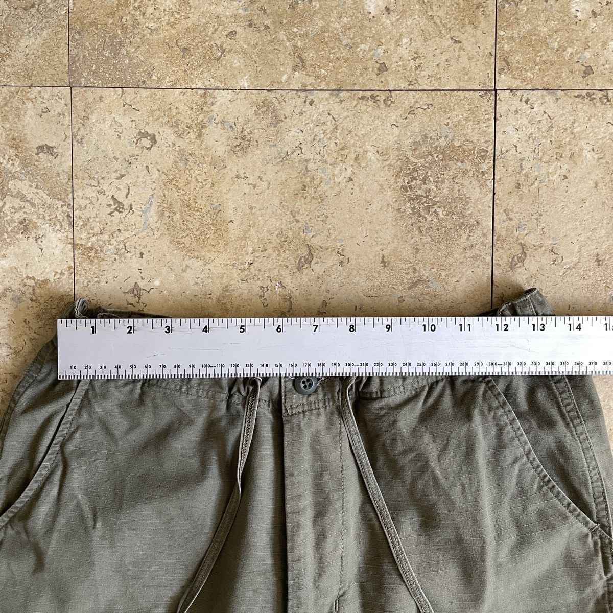 Orslow Orslow New Yorker Straight-Leg Ripstop Cotton Shorts Size US 29 - 6 Thumbnail