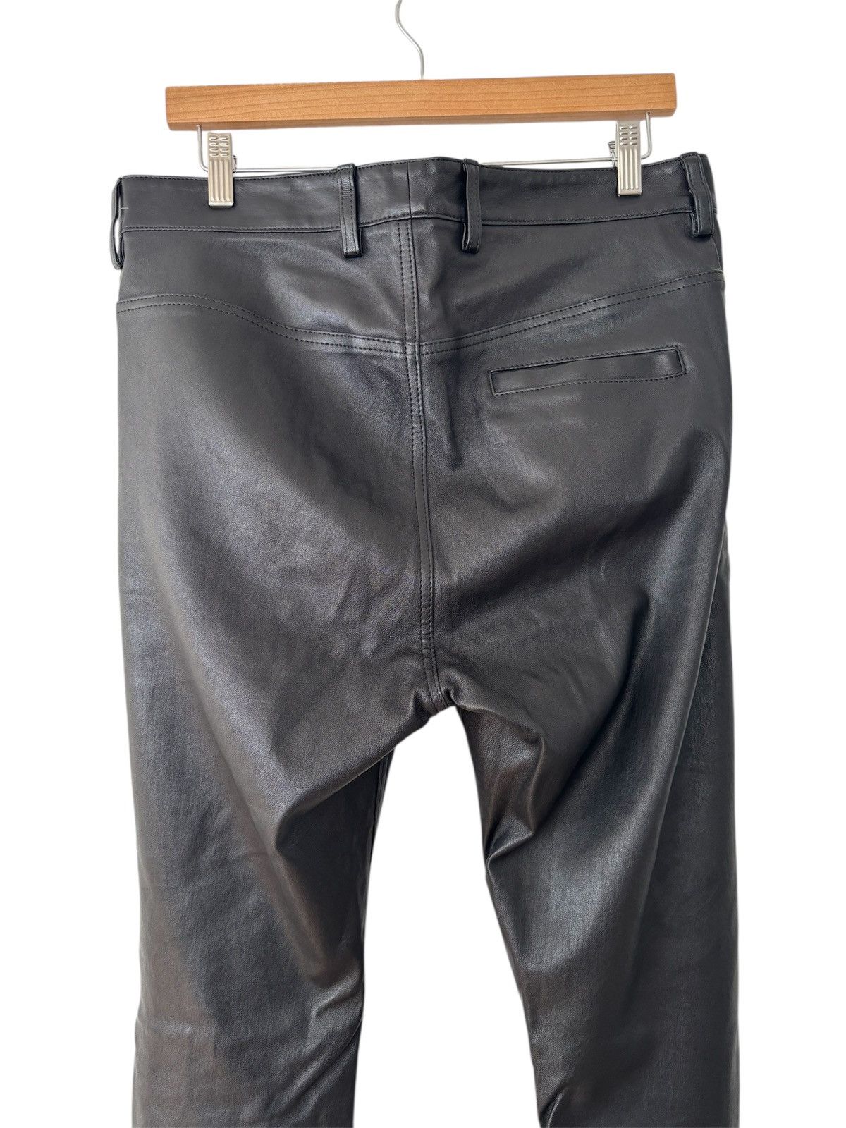 Ann Demeulemeester Ann Demeulemeester Leather Pants Size US 33 - 5 Thumbnail