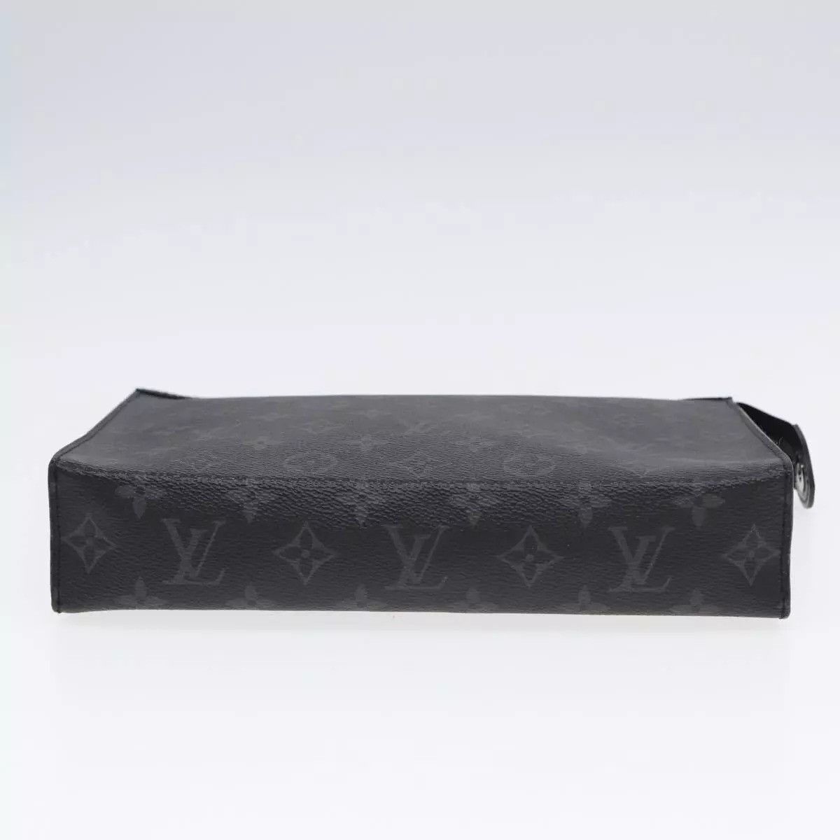 Louis Vuitton LOUIS VUITTON Monogram Eclipse Pochette Voyage MM Clutch Bag Size ONE SIZE - 8 Thumbnail