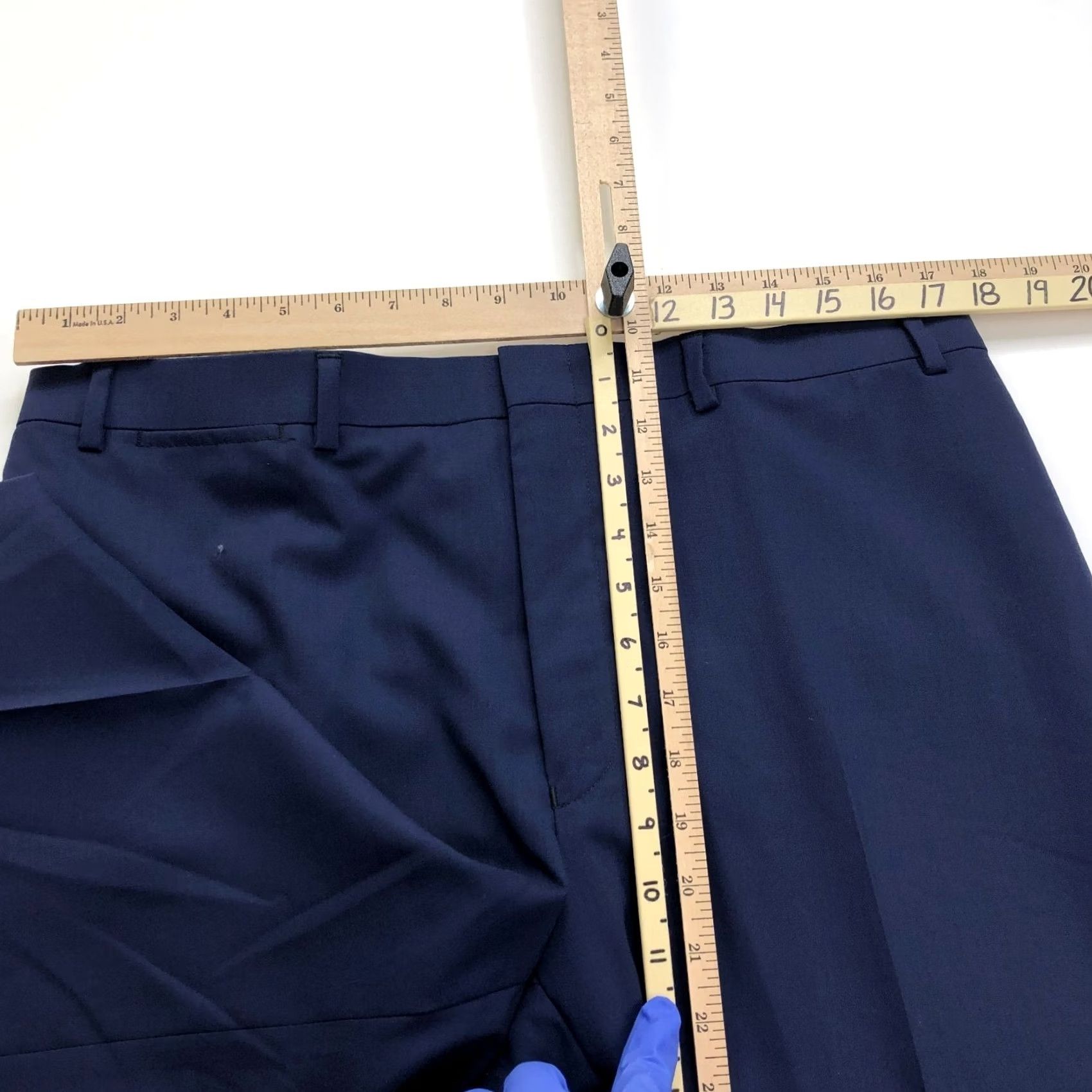 Ralph Lauren Lauren Ralph Lauren Black Label SLIM FIT Dress Pants Blue 36x31 36W 31L Wool Tapered Flat Front Belt Loops SD Casual Formal Workwear Mens Pants Size US 36 / EU 52 - 5 Thumbnail