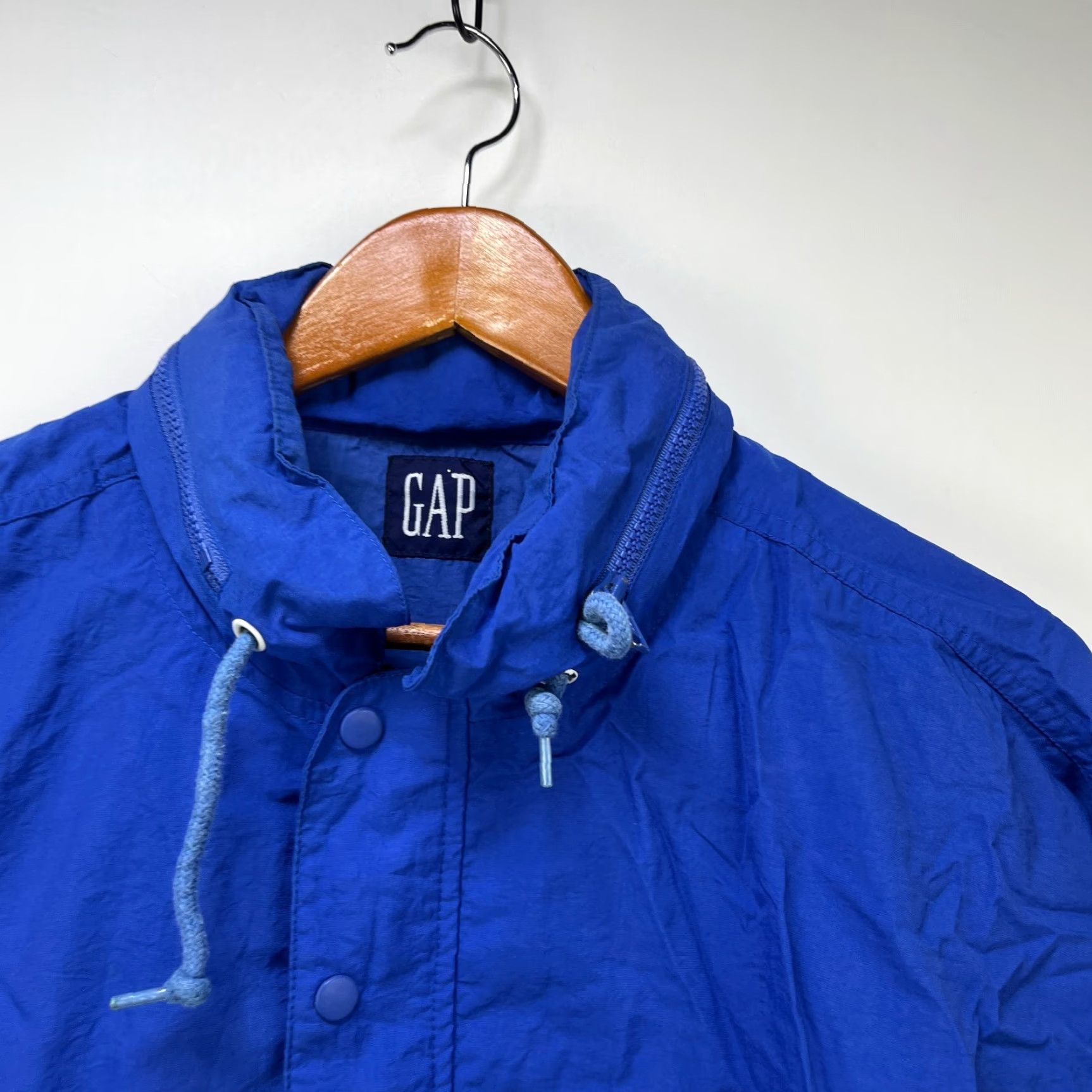 Gap VINTAGE Gap Windbreaker Jacket Large Size US L / EU 52-54 / 3 - 3 Thumbnail