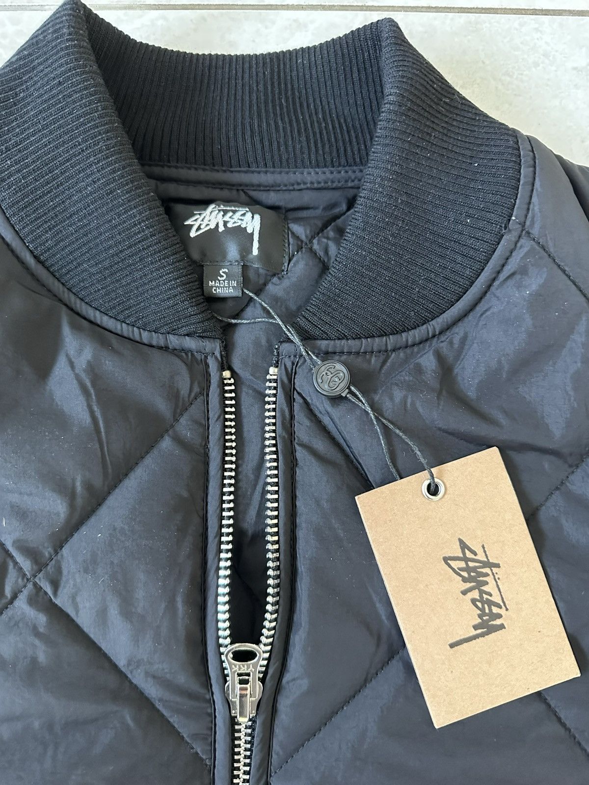 Stussy Stussy Dice Quilted Liner Bomber Jacket Size US S / EU 44-46 / 1 - 4 Thumbnail