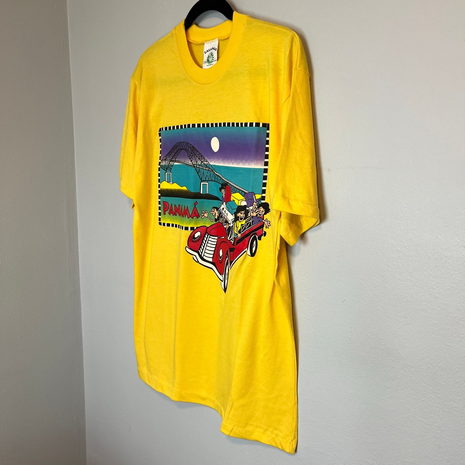 Vintage Vintage Panama Travel Single Stitch 80s T-Shirt Mens Size XL Size US L / EU 52-54 / 3 - 6 Thumbnail