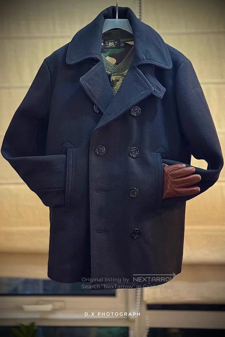 Schott Schott Navy coat Size US L / EU 52-54 / 3 - 3 Thumbnail