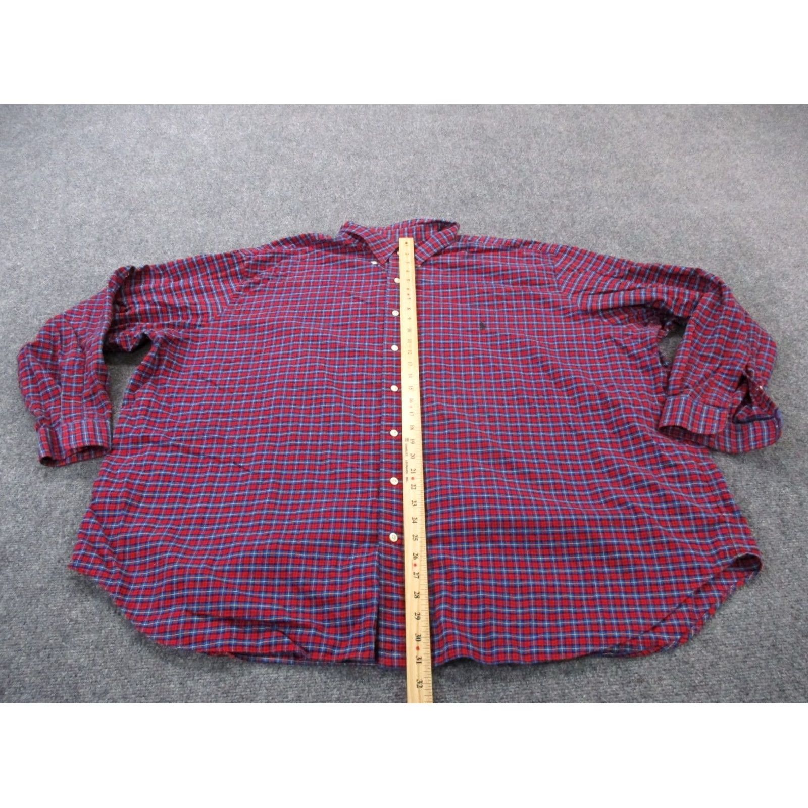 Polo Ralph Lauren Polo Ralph Lauren Men Shirt 4XB Plaid Flannel Work Country Barn Casual Pony Logo Size US XXL / EU 58 / 5 - 3 Thumbnail