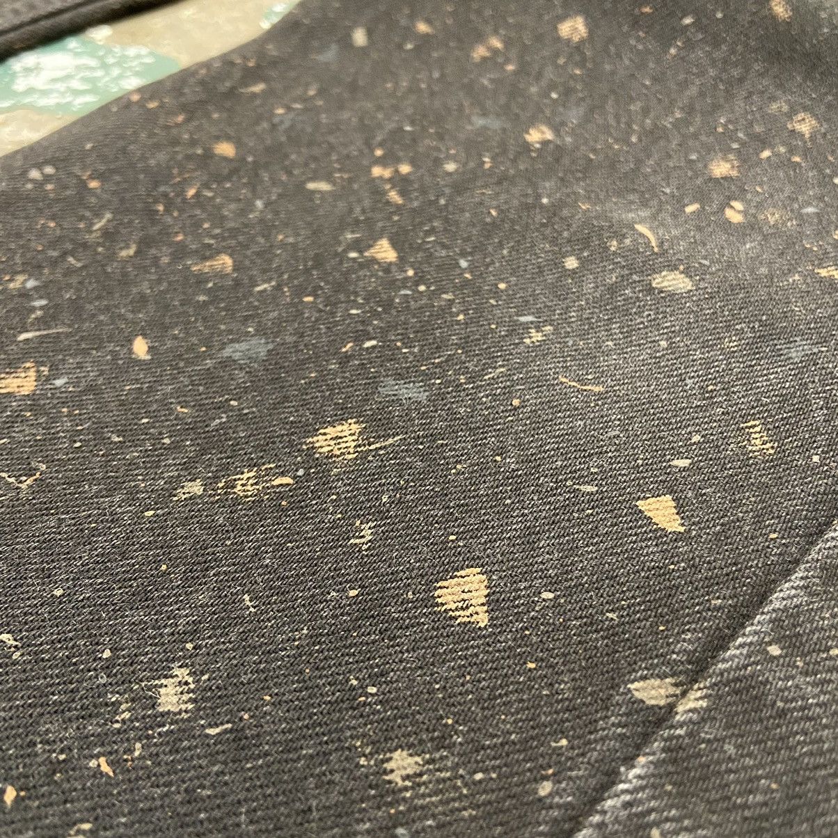 Levi's × Vintage Vintage 1990s Levi's Paint Splatter Black Denim Jeans Size US 29 - 9 Thumbnail