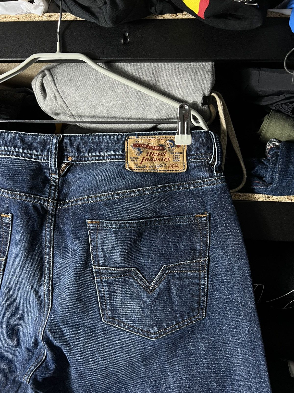 Diesel 🔥 Diesel Larkee Jeans W34 Regular Straight Fit Vintage Denim Size US 34 / EU 50 - 5 Thumbnail