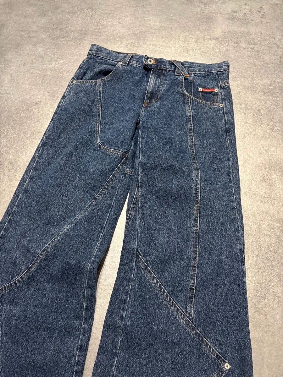 Dolce & Gabbana AW2003 Dolce & Gabbana Flared Trompe Loeil Jeans Size 26" / US 2 / IT 38 - 5 Thumbnail