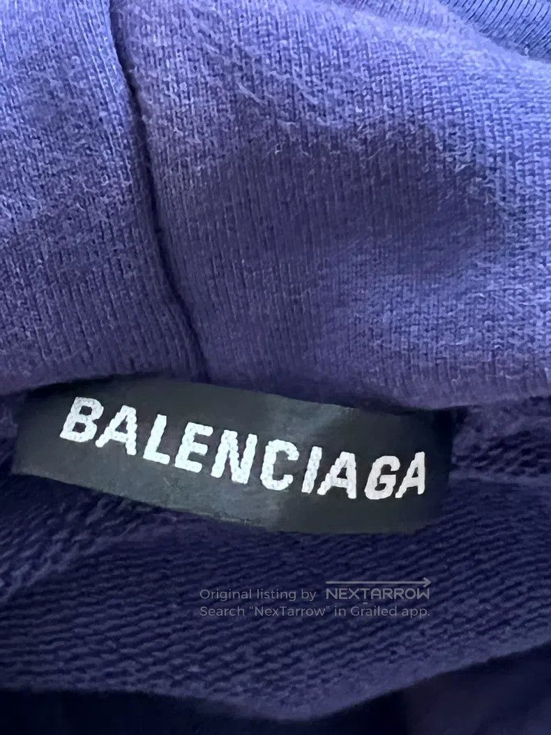 Balenciaga Balenciaga Original Wave Hoodie Size US S / EU 44-46 / 1 - 8 Thumbnail