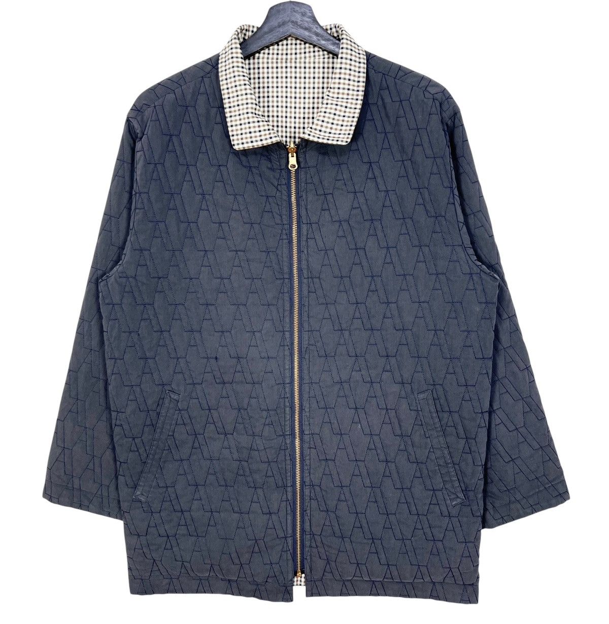 Aquascutum Aquascutum Reversible Quilted Jacket Size US L / EU 52-54 / 3 - 1 Thumbnail
