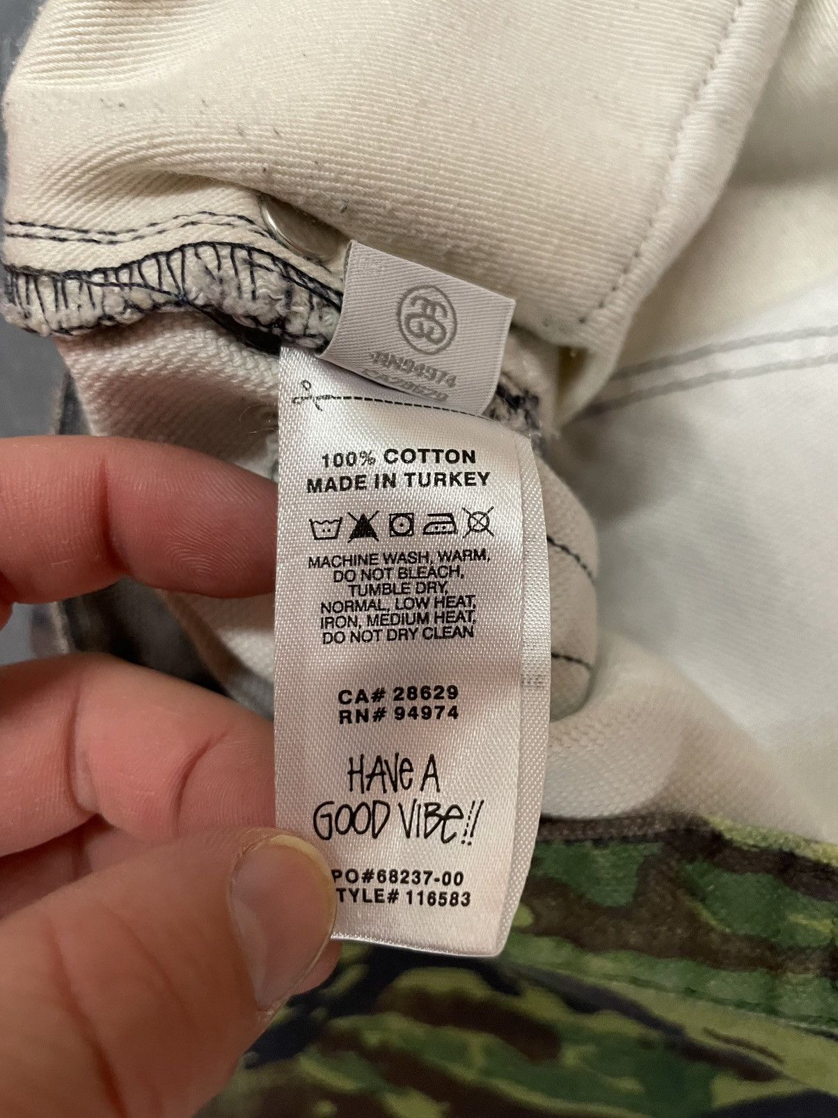 Stussy Lucien Smith Tigris Canvas Big Ol Jeans Tiger Camo Pants Size US 32 / EU 48 - 9 Thumbnail