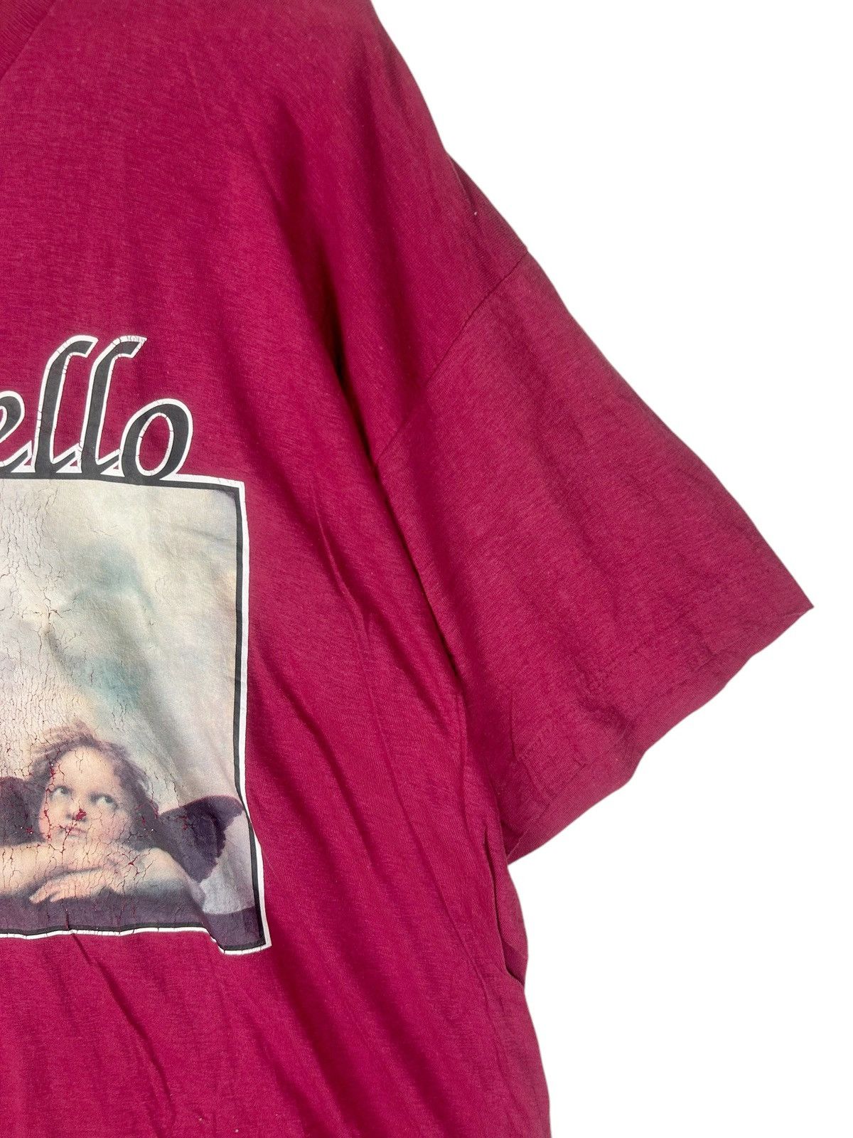 Vintage Vintage 90s Raffaello Angel Art/ Italian Art/ Pop Artist Size US XL / EU 56 / 4 - 3 Thumbnail