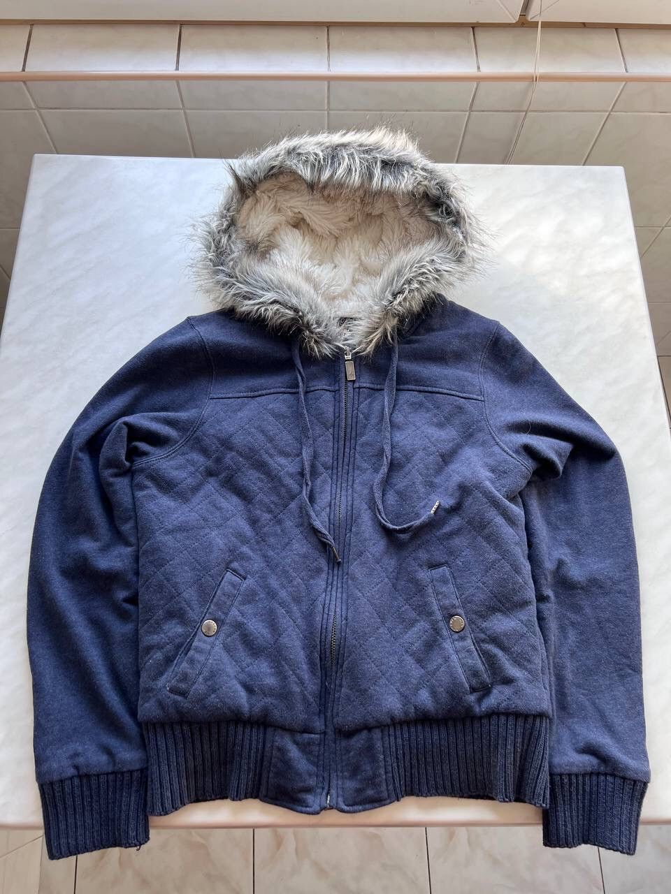 Japanese Brand Vintage 2000s Y2K Faux Fur Zip Hoodie Japanese style Size US S / EU 44-46 / 1 - 6 Thumbnail