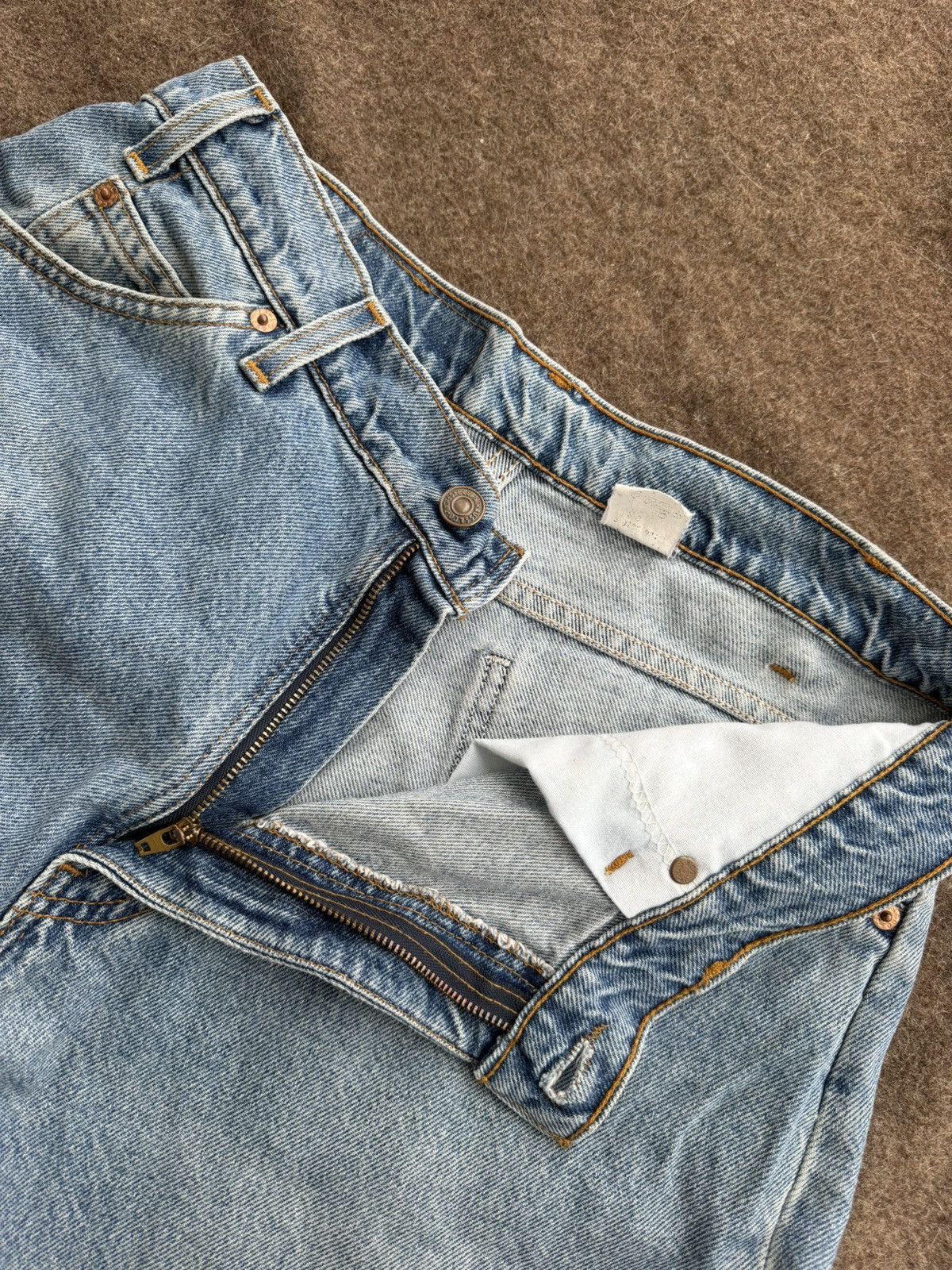 Levi's Levi’s 560 Orange Tab Made in USA Shorts Size US 33 - 6 Thumbnail