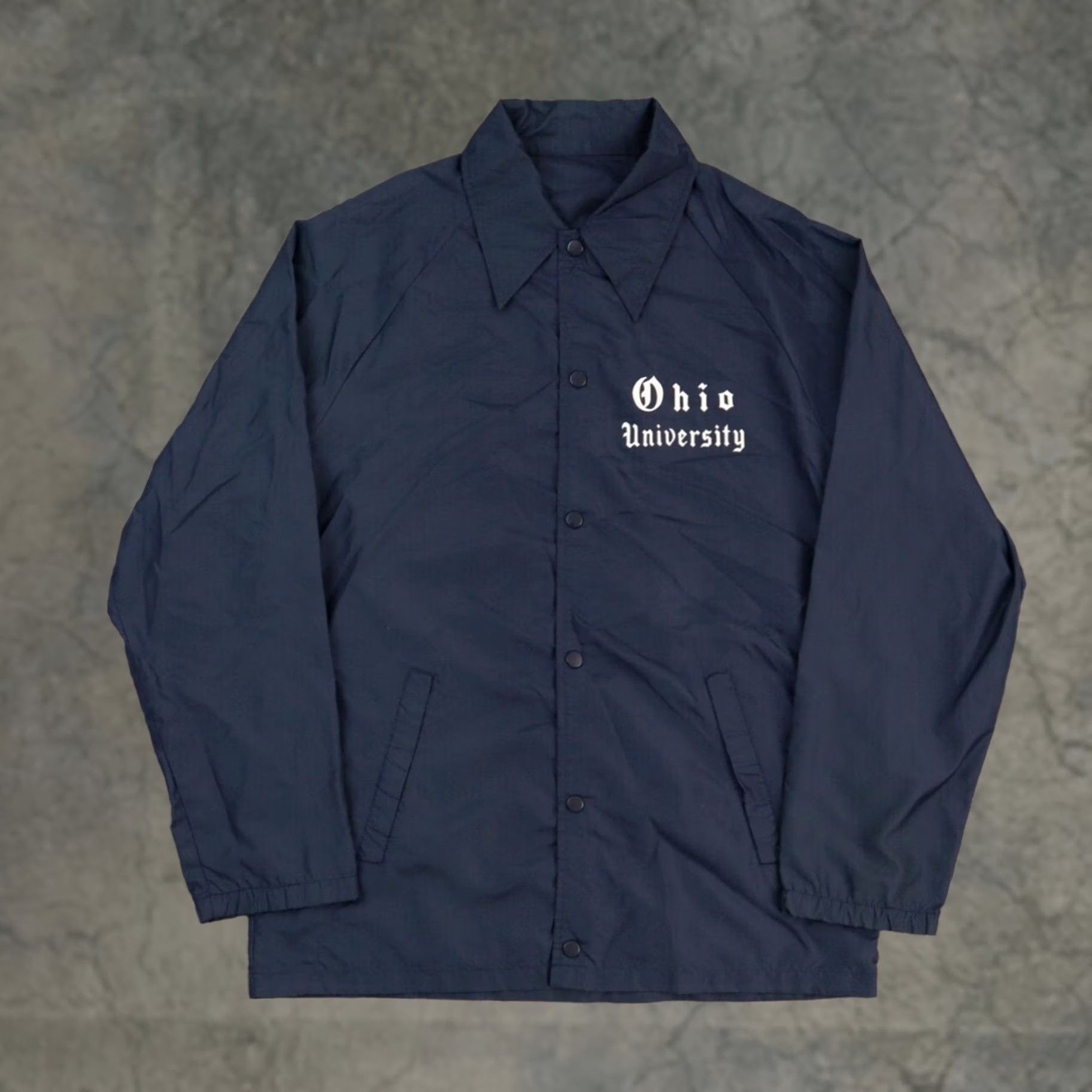 Vintage VINTAGE Ohio University XL Solid Blue 60/70s Champion Style Windbreaker Jacket Mens Size US XL / EU 56 / 4 - 1 Thumbnail