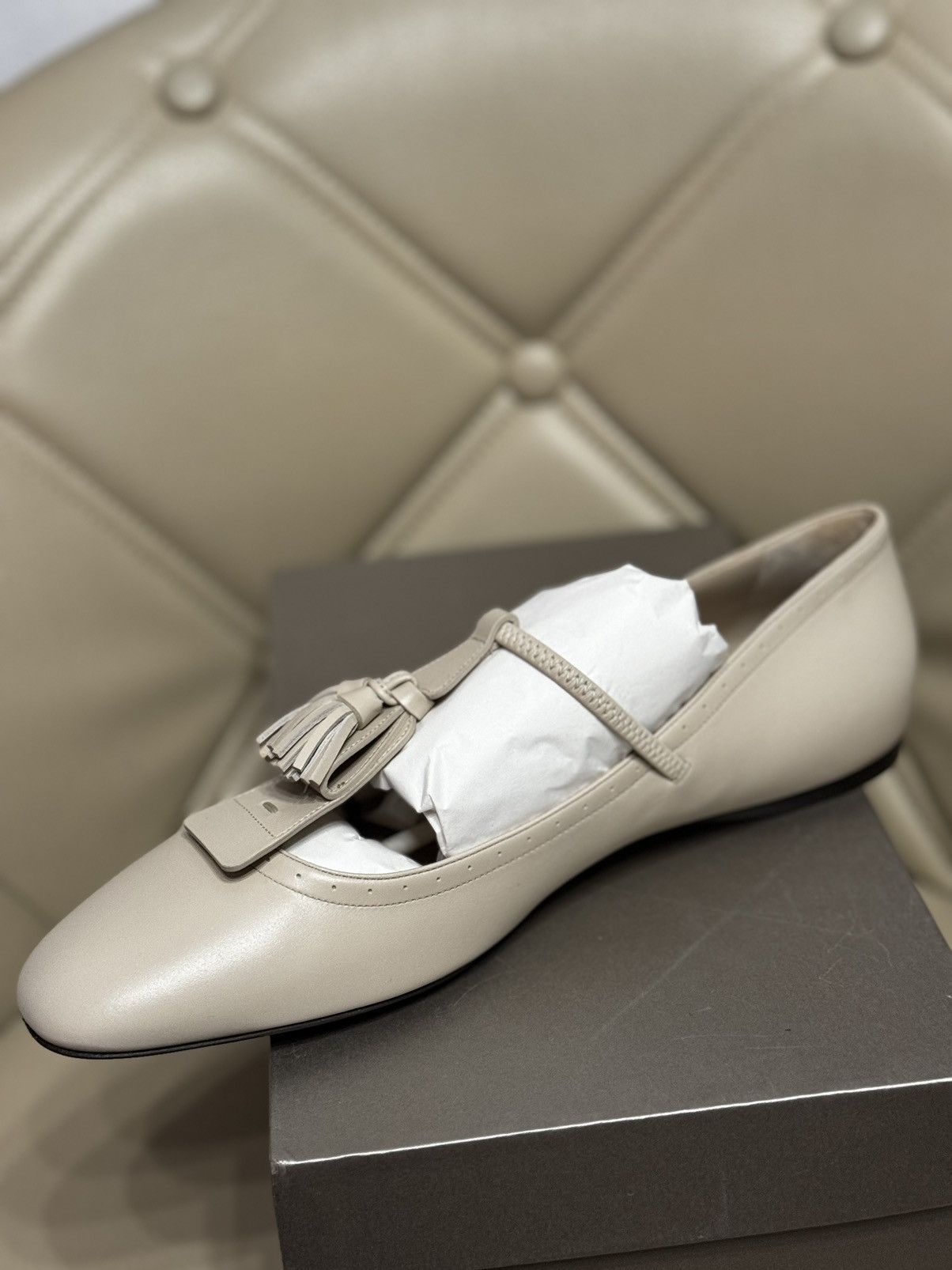 Giorgio Armani GIORGIO ARMANI Leather ballet flats Size US 8.5 / IT 38.5 - 9 Thumbnail