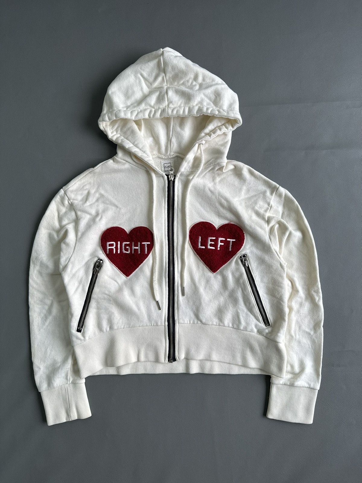 FLIRT LOVE LEFT & RIGHT ZIP UP HOODIR IFSIX LGB STYLE