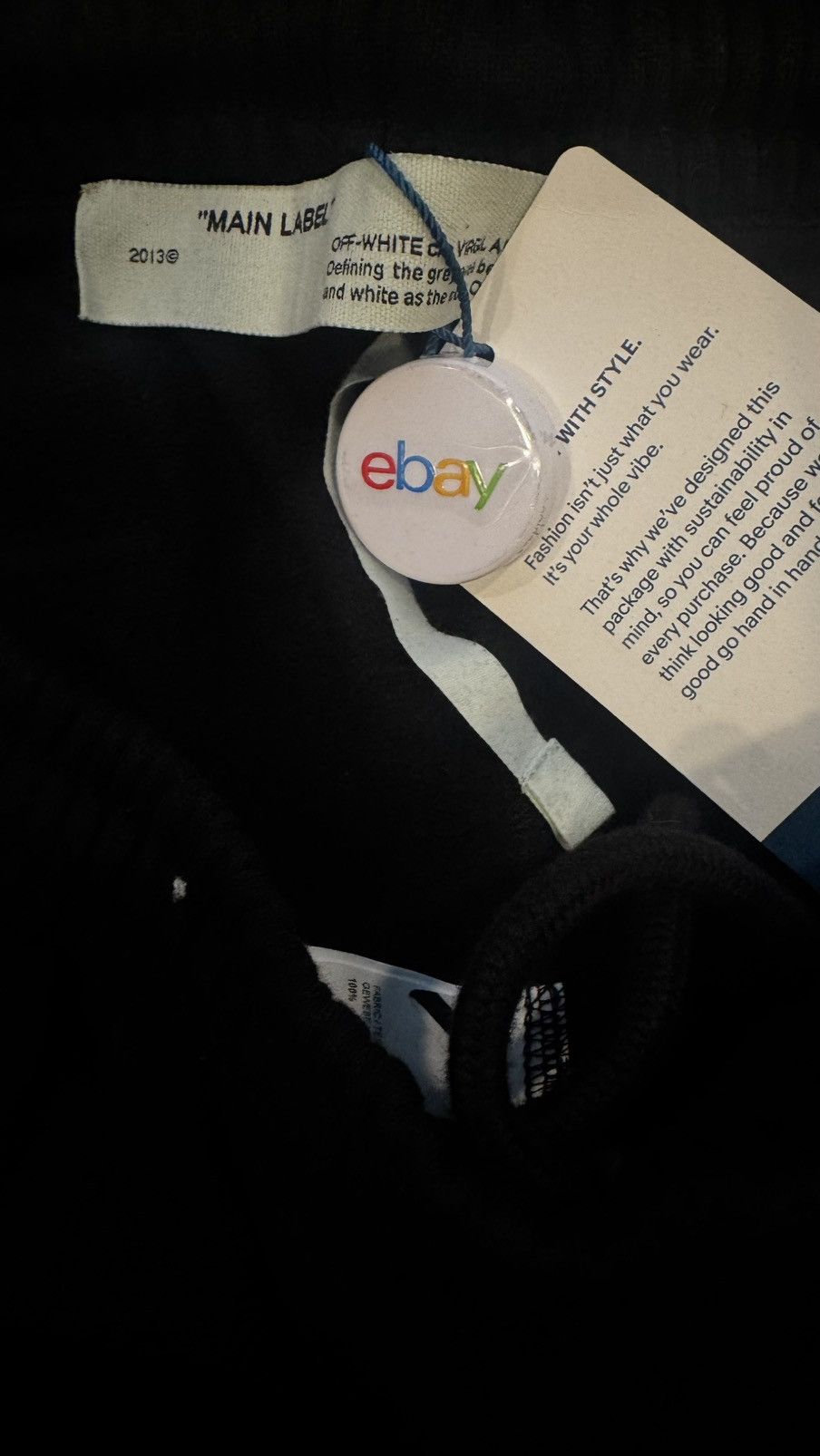Off-White Off-White Tape Arrows Sweatpants Size US 32 / EU 48 - 6 Thumbnail