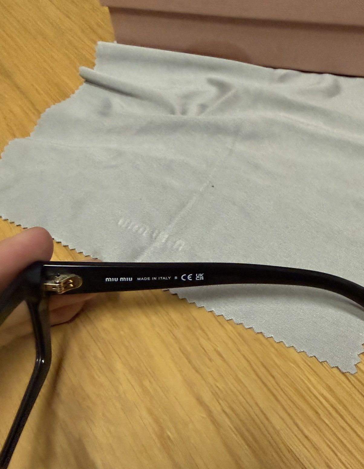 Miu Miu Miu miu glasses office glamour ysl prada chrome hearts gucci Size ONE SIZE - 7 Thumbnail