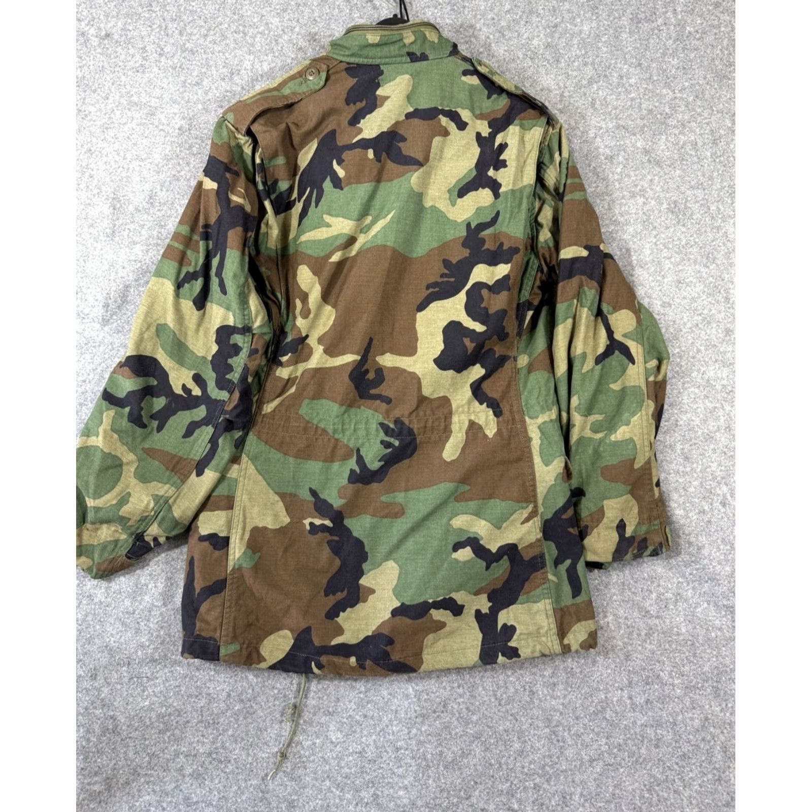 Vintage VINTAGE Military BDU Woodland M65 Field Jacket Mens Small Long Green Camouflage Long Jacket Mens Small Green Camouflage Vintage Size US S / EU 44-46 / 1 - 6 Thumbnail