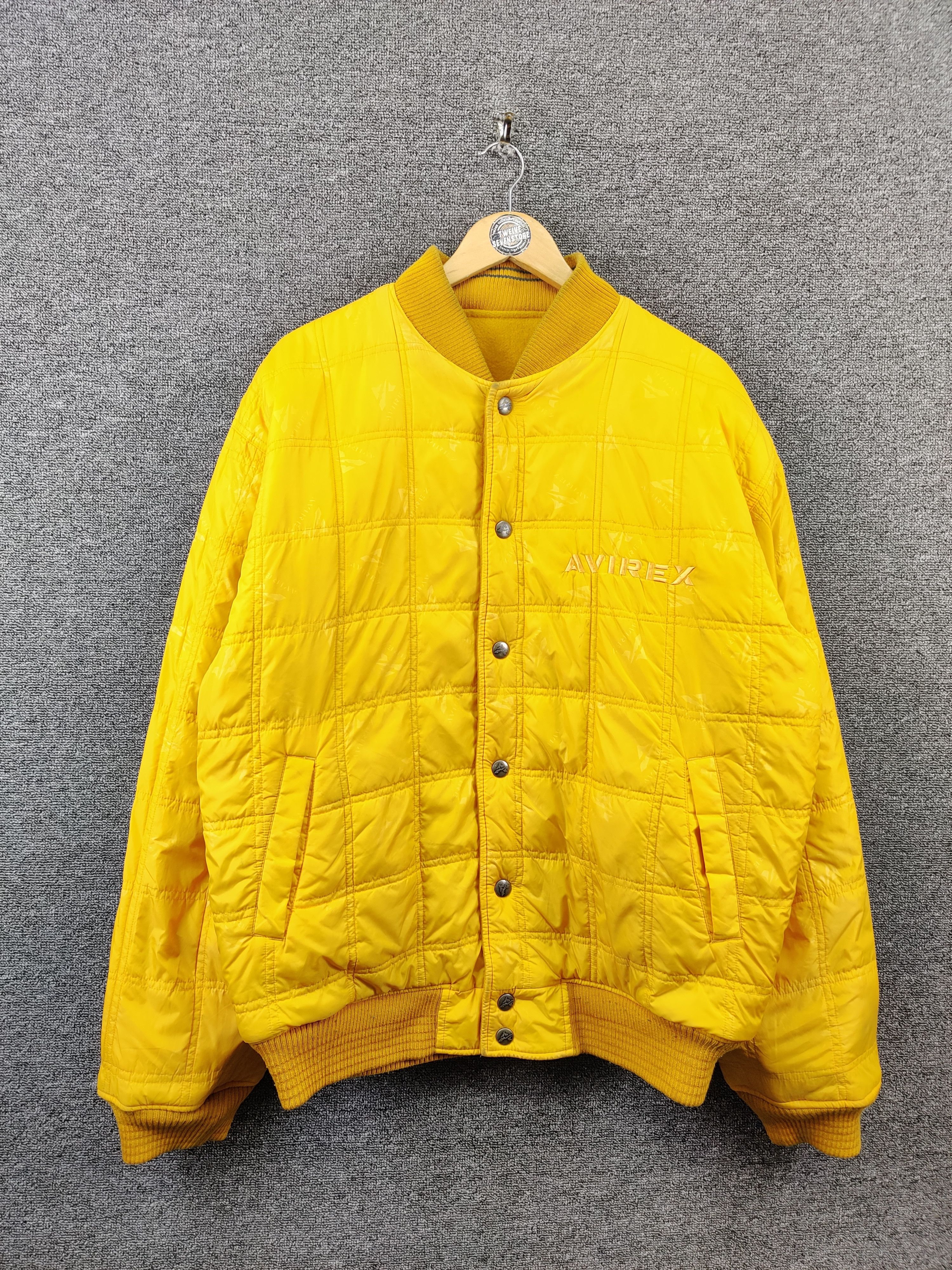 Avirex Vintage 90s Avirex Reversible Wool Varsity Leather Jacket Size US M / EU 48-50 / 2 - 9 Thumbnail