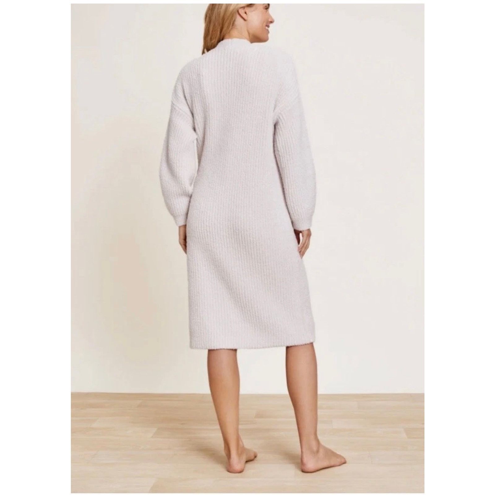 Other Barefoot Dreams CozyChic Knit Side Tie Ribbed Robe Almond XL Size ONE SIZE - 10 Thumbnail