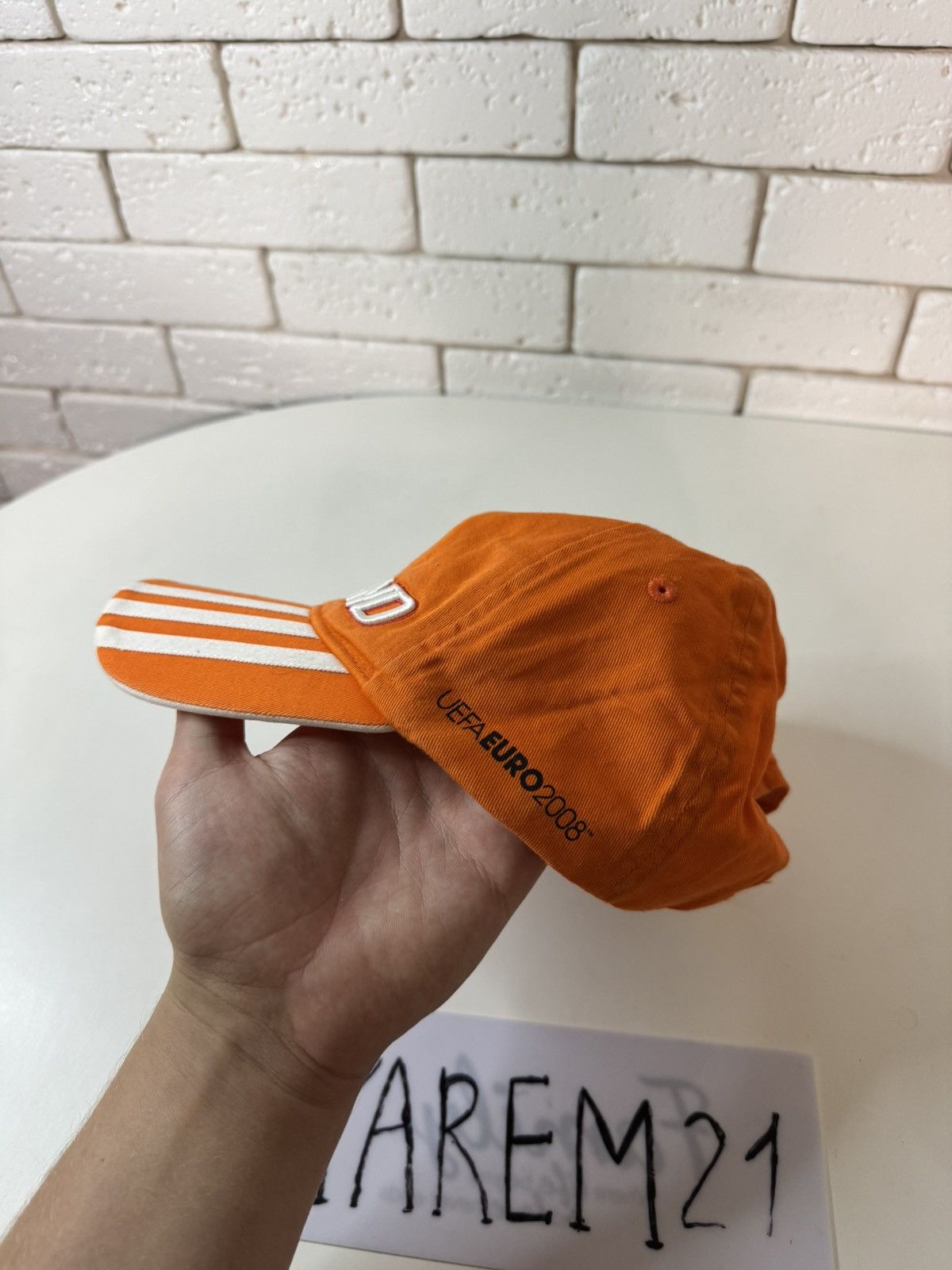 UEFA Holland adidas UEFA EURO 2008 vintage cap hat Size ONE SIZE - 3 Thumbnail
