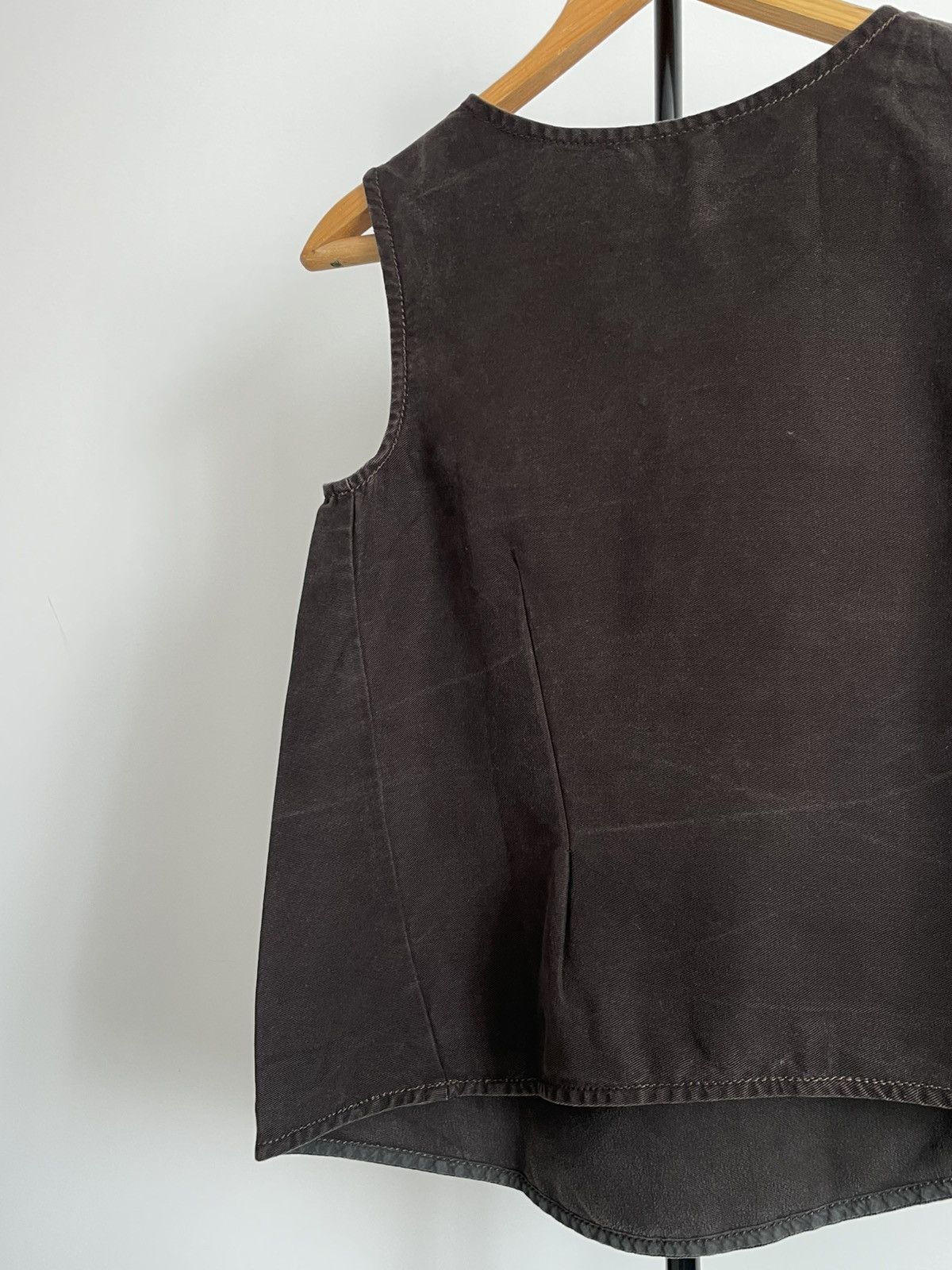 Japanese Brand SU SAN NE BO M MER Archive Shirt Asymmetric 100% Tencel RARE Size M / US 6-8 / IT 42-44 - 5 Thumbnail