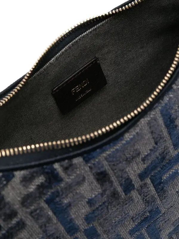 Fendi o1s1wg111125 Size: OS/ Fendigraphy Small in Nevy Blue Size ONE SIZE - 4 Thumbnail