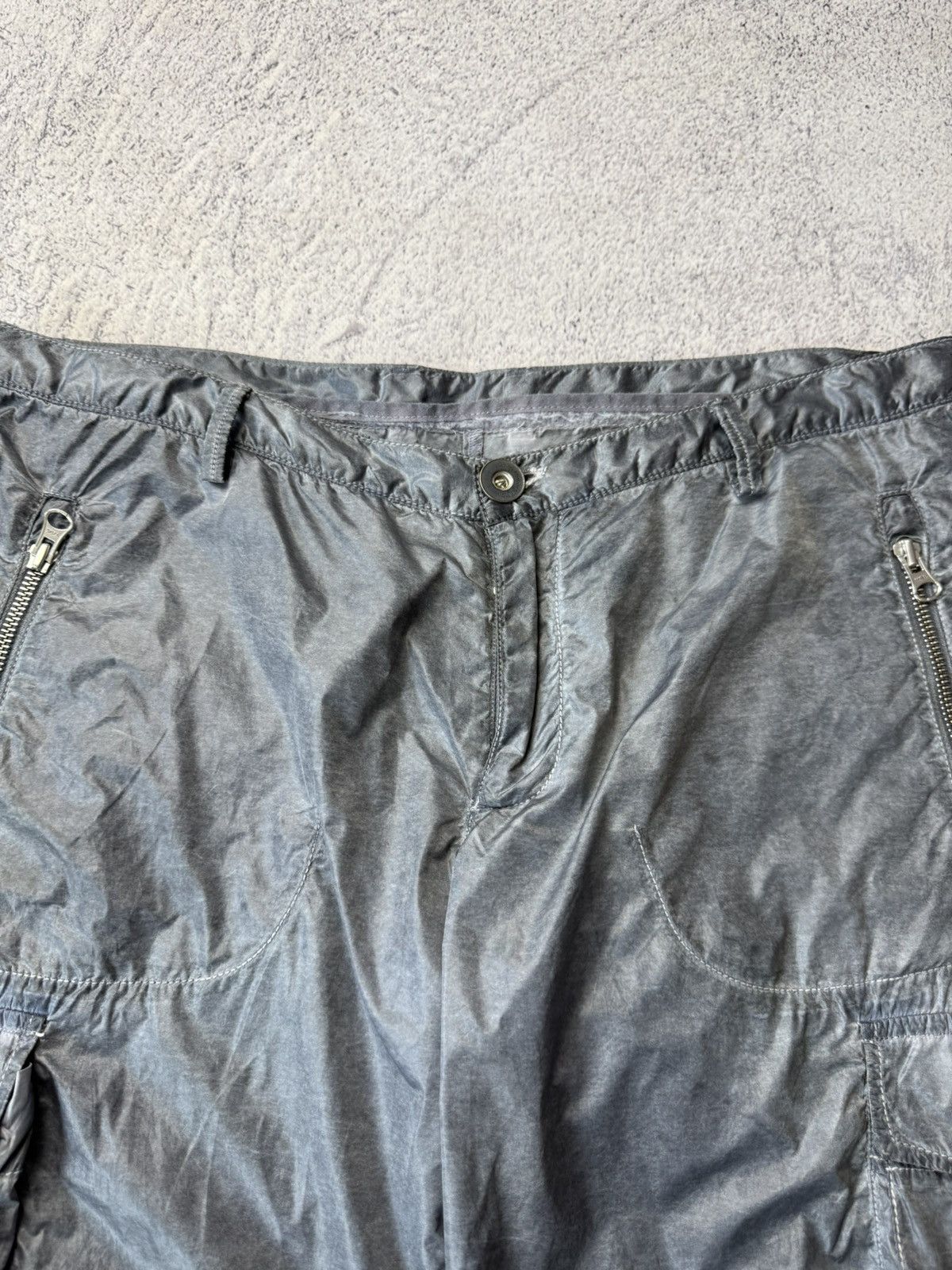 Vintage David Mayer Noman Nylon Metal cargo Shorts Stone Island Styl Size US 32 / EU 48 - 6 Thumbnail