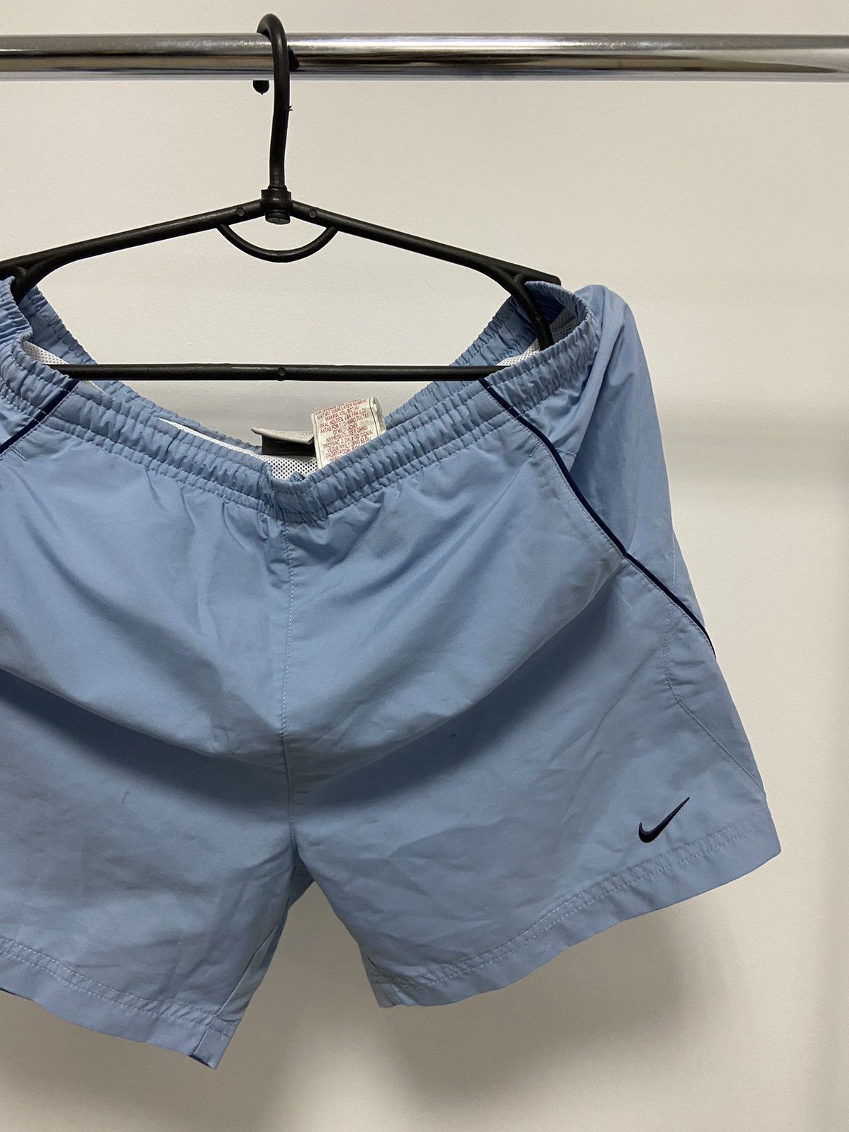 Nike × Vintage Nike Shorts Vintage Small Logo Swoosh Style Skate Nylon Size US 32 / EU 48 - 2 Thumbnail