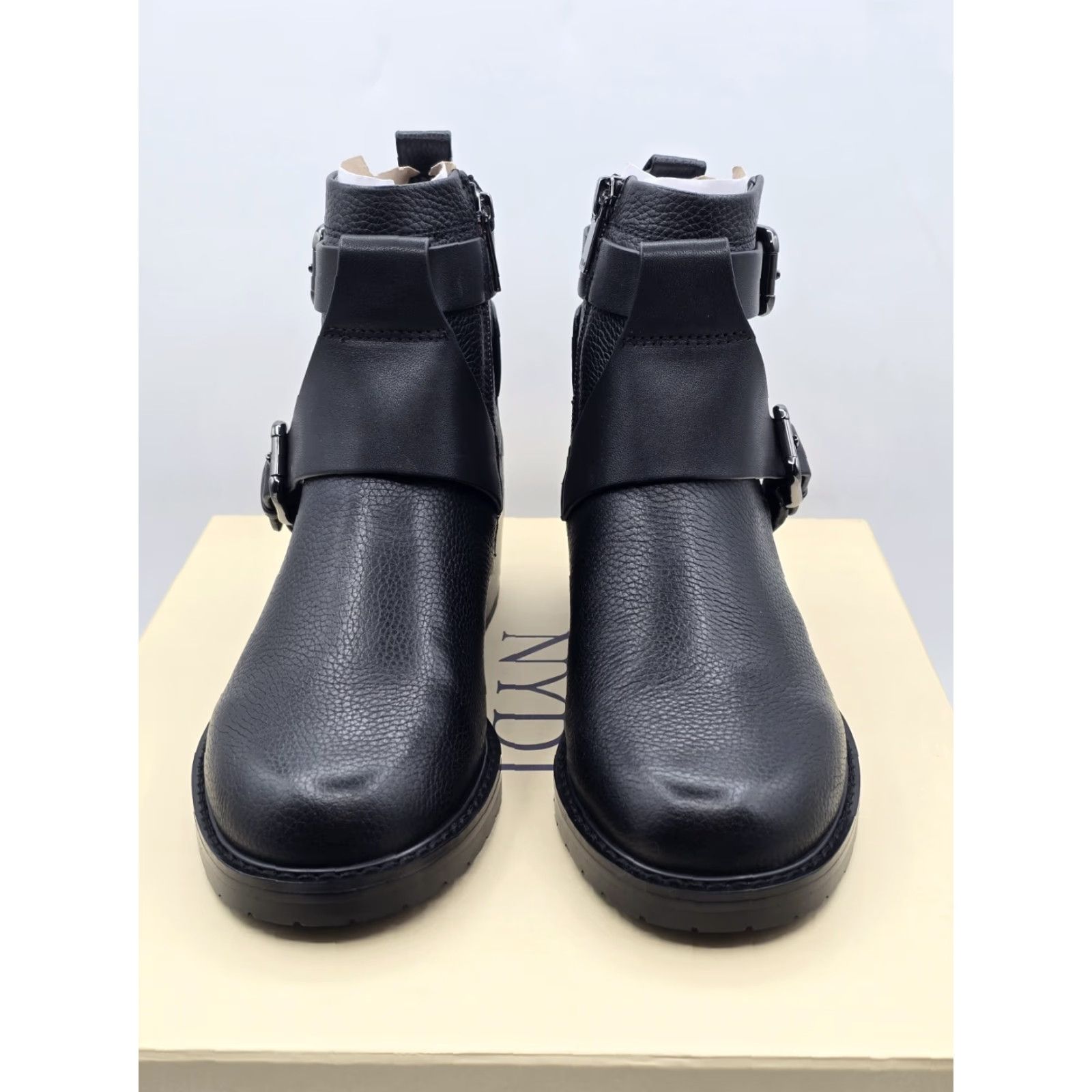 NYDJ NYDJ Parvani Boots Mid Calf Boot Black 5 M New In Box Women's Boot Moto City Casual Womens NYDJ Parvani Boots Black 5 M Size US 5 / IT 35 - 2 Thumbnail