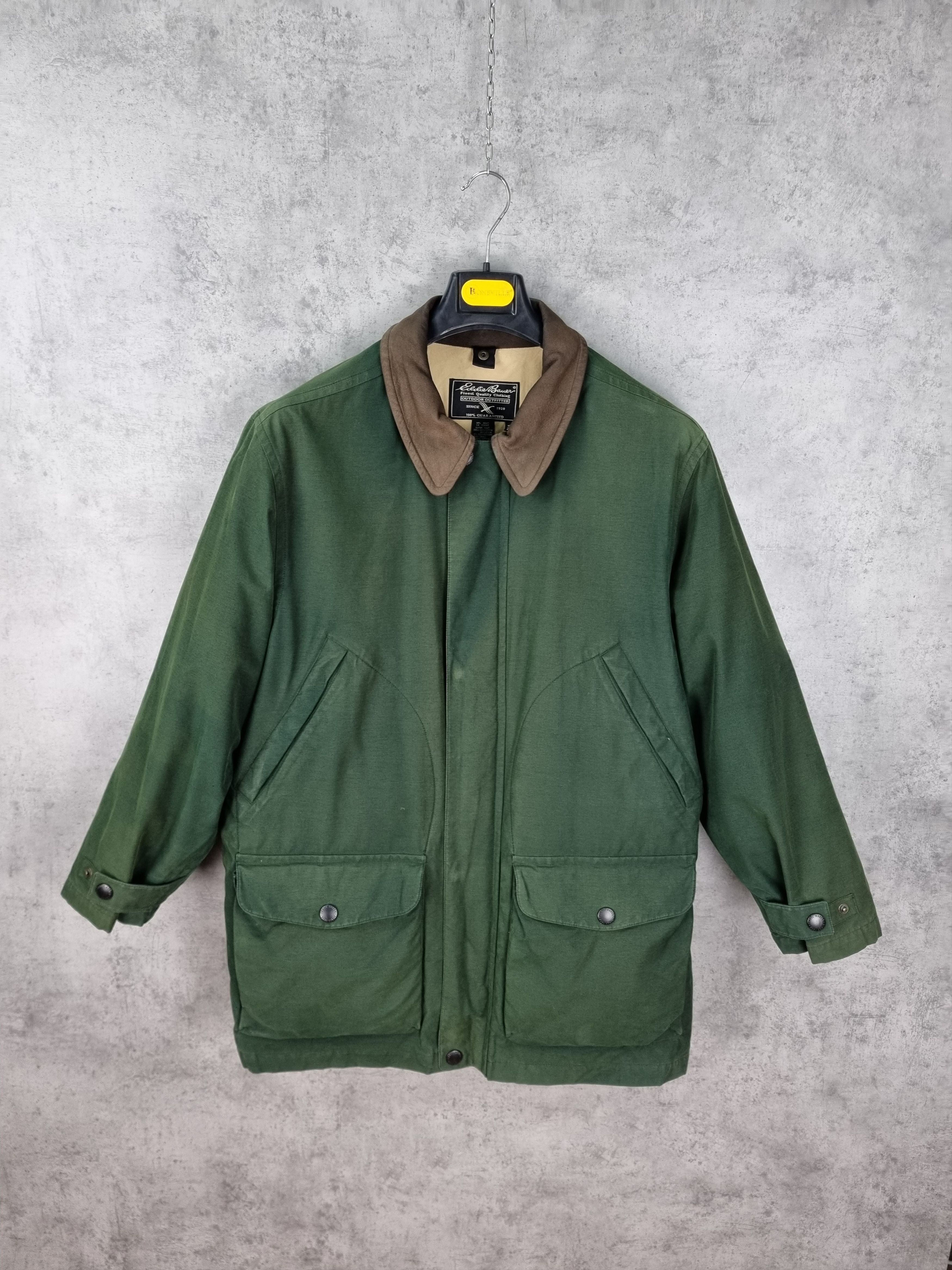 Eddie Bauer × Vintage 90s 2in1 Hunting Edie Bauer Down Rain Jacket Size US M / EU 48-50 / 2 - 23 Thumbnail