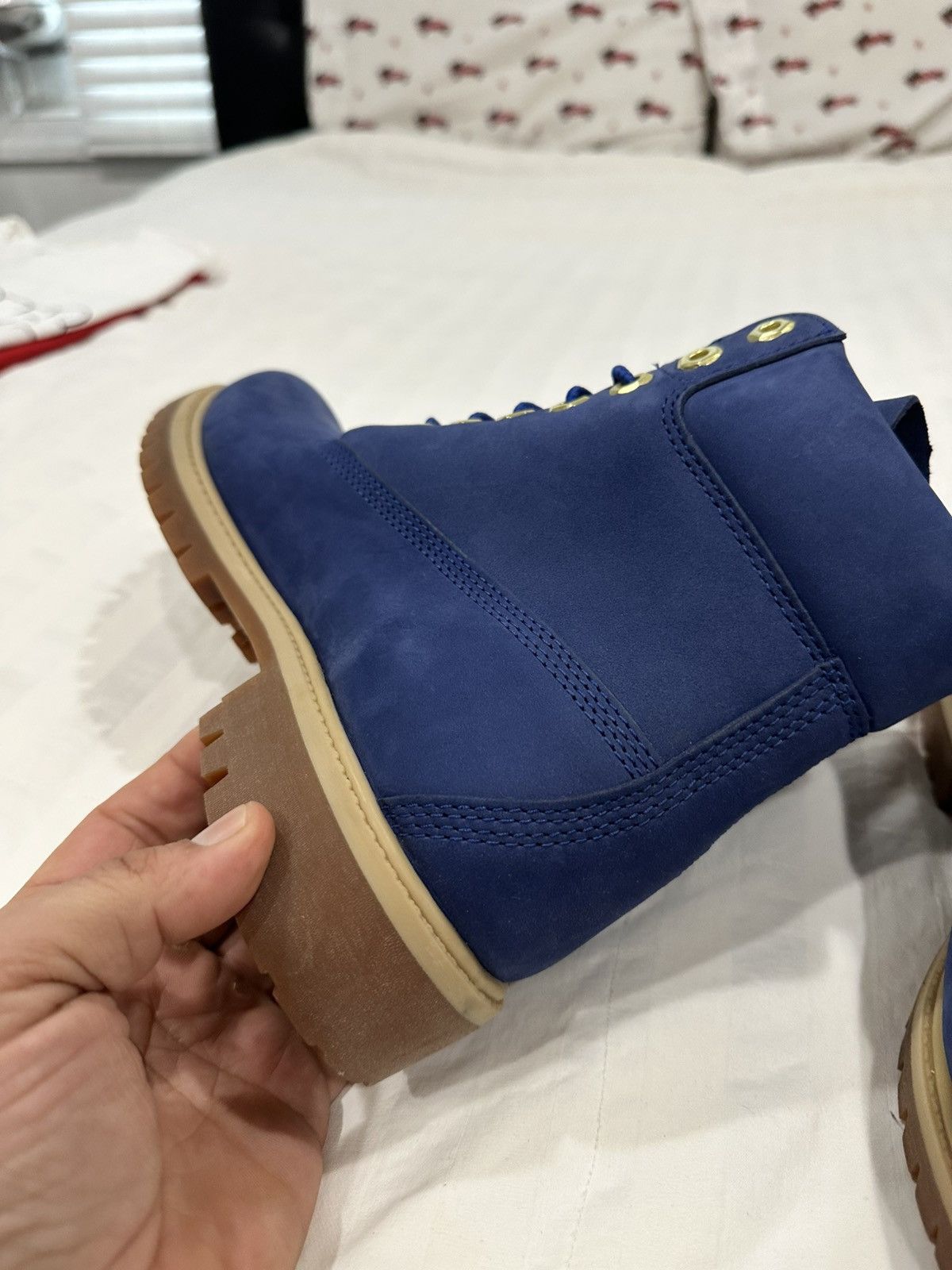 Timberland Victor Victor Timberlamd Blue Pop smoke tribute sample Size US 7 / EU 40 - 5 Thumbnail