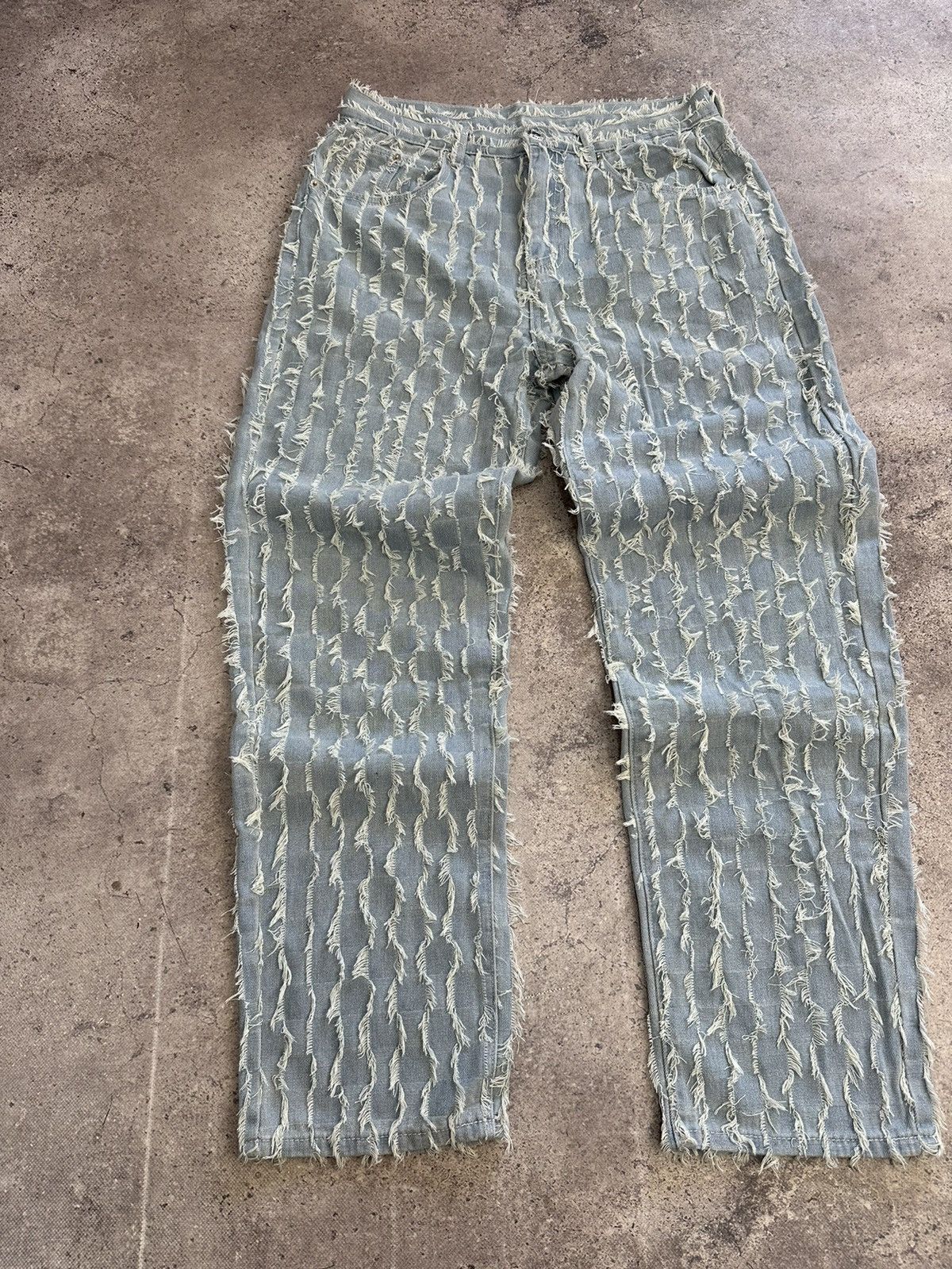 Japanese Brand × Vintage Vintage Junya Watanabe Style Japanese Denim Jeans Y2K Size US 32 / EU 48 - 5 Thumbnail