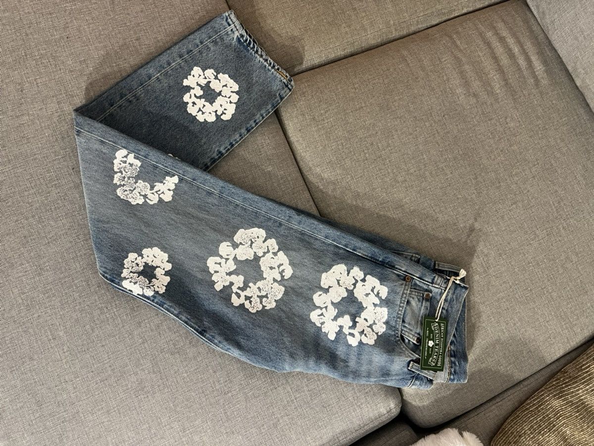 DENIM TEARS × Levi's Denim Tears Jeans X Levis Cotton Wreath Size US 32 / EU 48 - 10 Thumbnail
