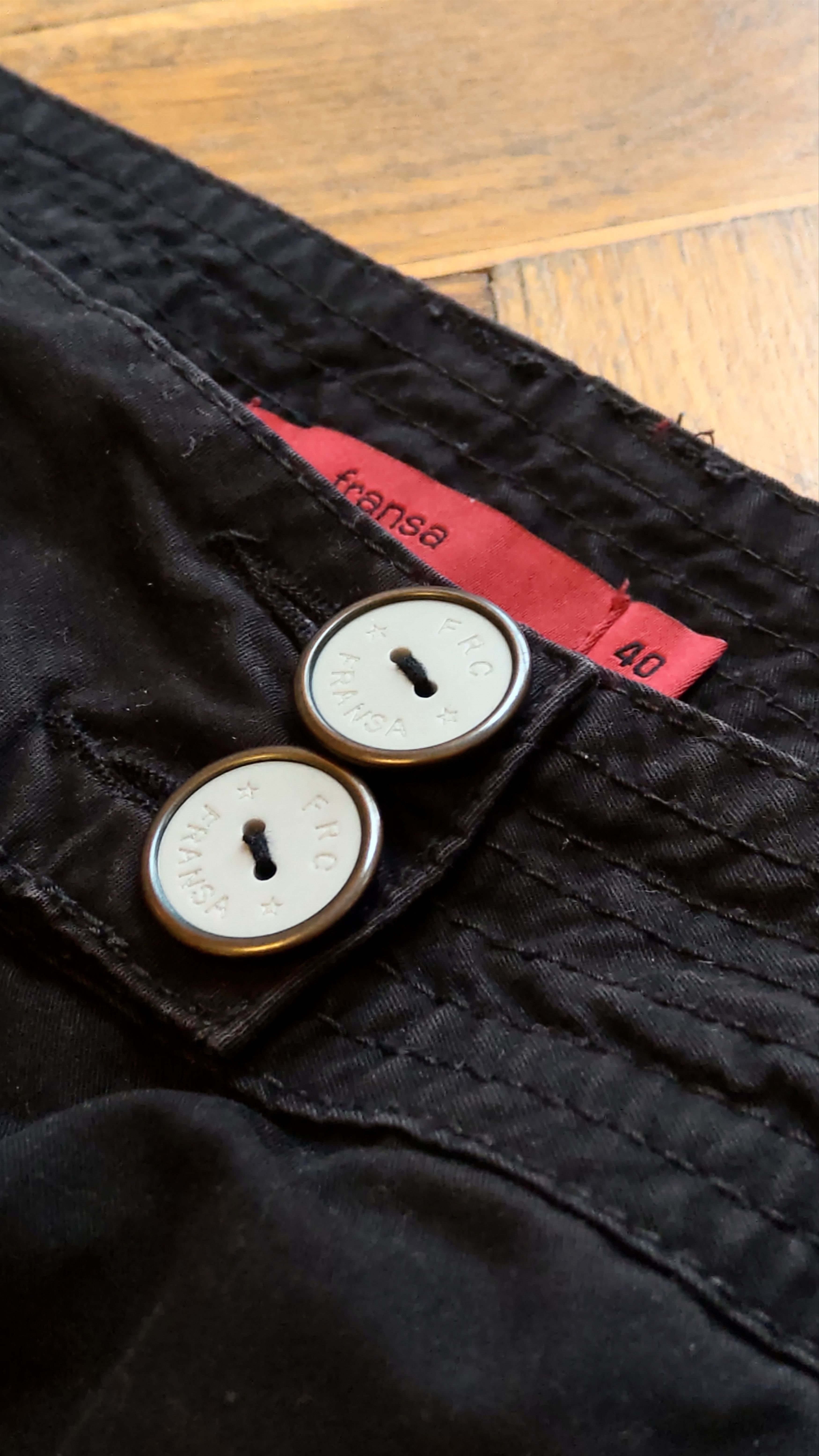 Japanese Brand × Vintage Draped 3/4 Pants Flared Shorts Goth Baggy Bootcut Vintage 32 Size US 32 / EU 48 - 8 Thumbnail