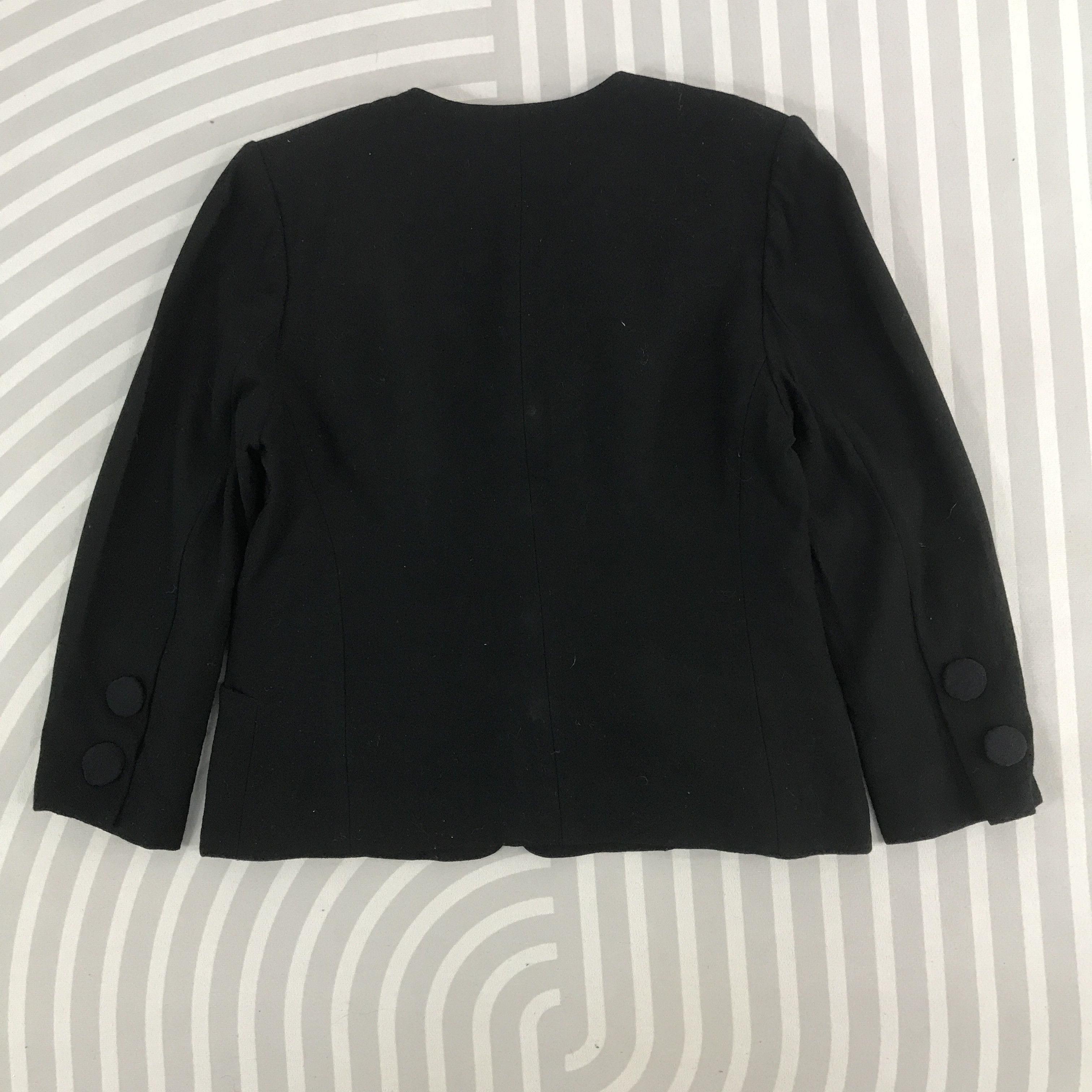 Givenchy × Vintage Vintage Givenchy Nouvelle Boutique Wool blazer Jacket Size M / US 6-8 / IT 42-44 - 3 Thumbnail