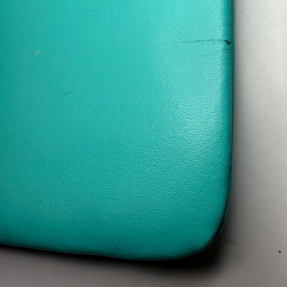 Designer Kate Spade Wristlet Clutch Tiffany Blue Aqua Leather Size ONE SIZE - 5 Thumbnail