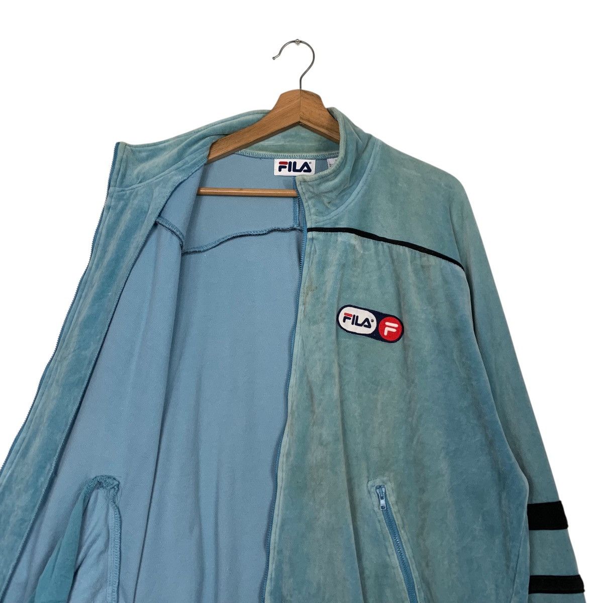 Fila Vintage 90's FILA Sweater Jacket #2526-C114 Size US L / EU 52-54 / 3 - 10 Thumbnail