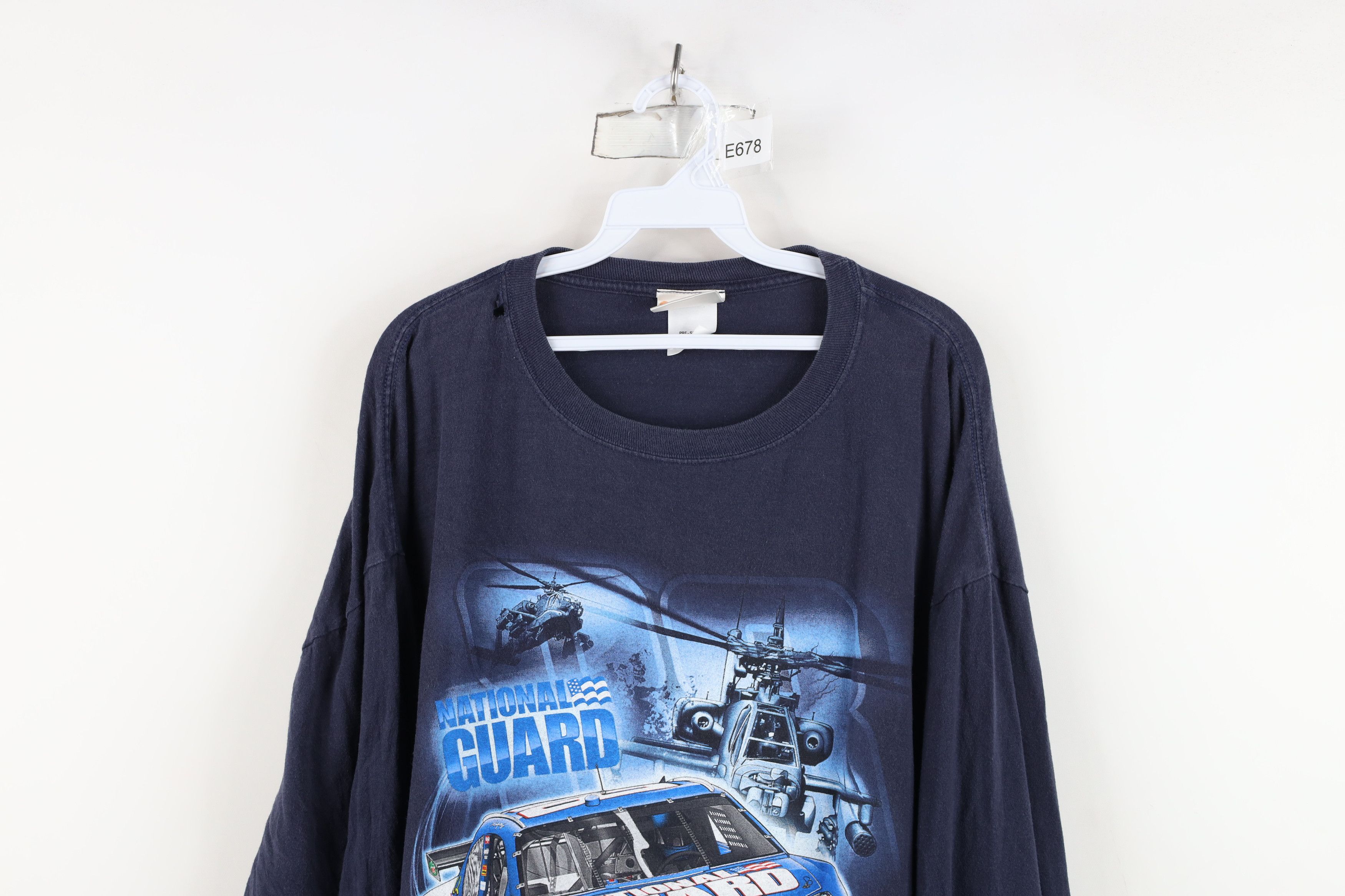 Vintage Vintage NASCAR Dale Earnhardt Jr Racing Long Sleeve T-Shirt Size US XXL / EU 58 / 5 - 2 Thumbnail
