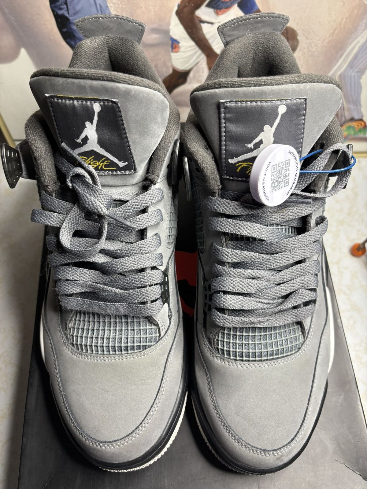 Jordan Brand Jordan Retro 4 ‘cool grey’ Size US 12 / EU 45 - 2 Thumbnail