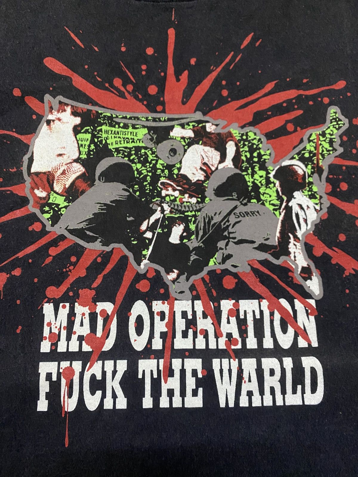 Hex Antistyle × Vintage Vintage Hex Antistyle ‘Mad Operation’ Tshirt Size US L / EU 52-54 / 3 - 5 Thumbnail
