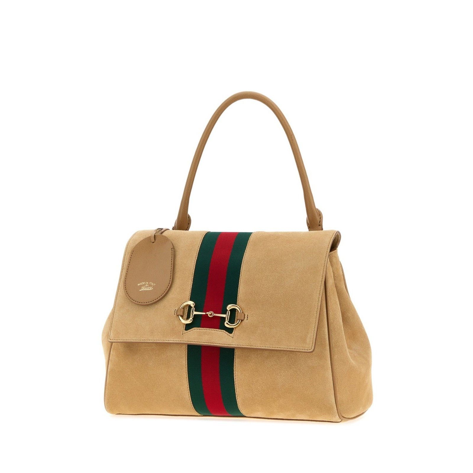 Gucci Gucci Paparazzo Medium $3650 Beige Suede Top Handle Bag New Size ONE SIZE - 2 Thumbnail