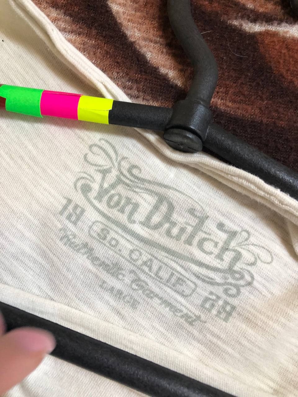 Von Dutch Von Dutch Motor Co PaintShop T Shirt Motorcycle Print Size US L / EU 52-54 / 3 - 2 Thumbnail