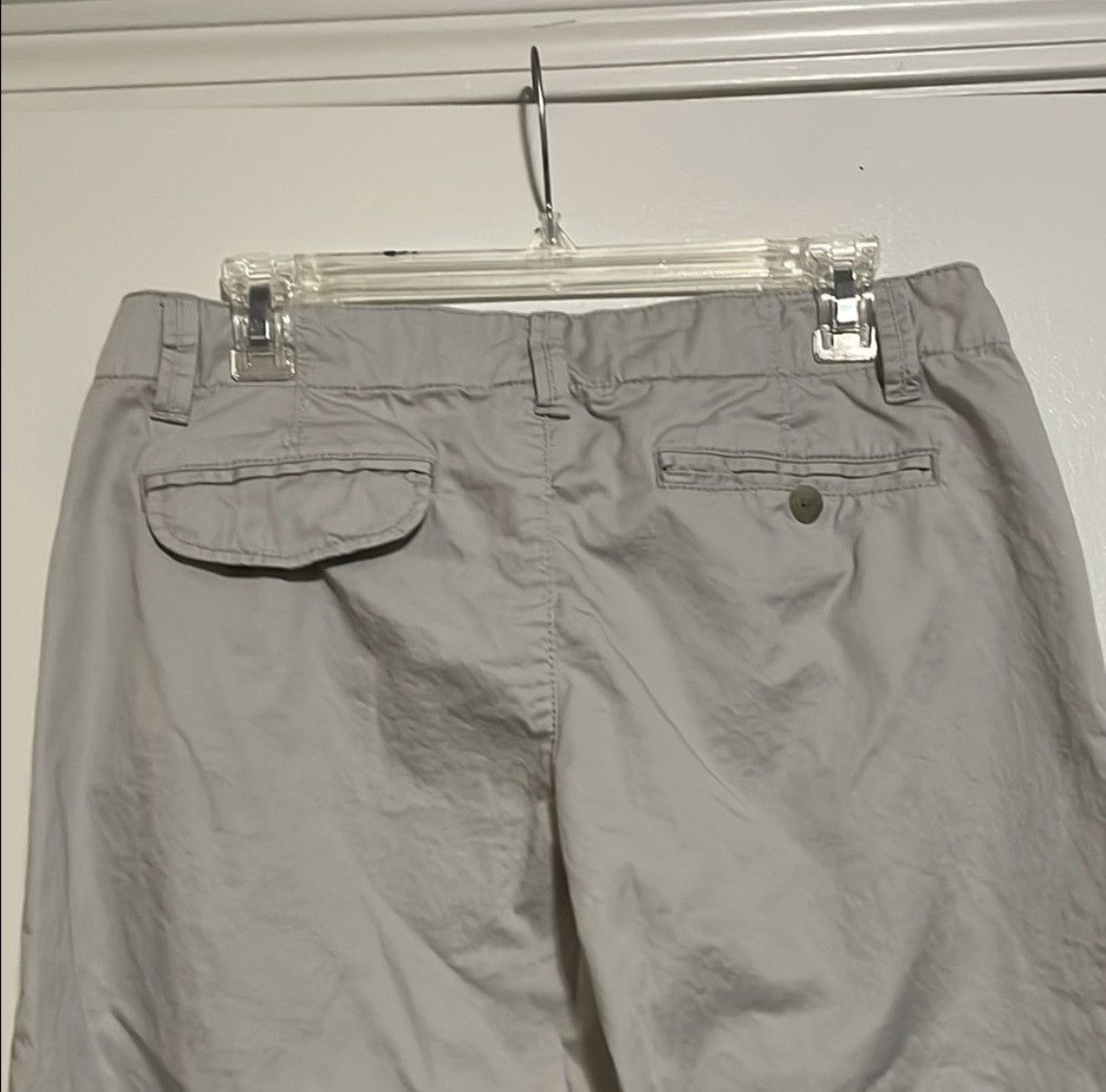 Gap GAP Grey Straight Leg Pants Size 30" / US 8 / IT 44 - 3 Thumbnail
