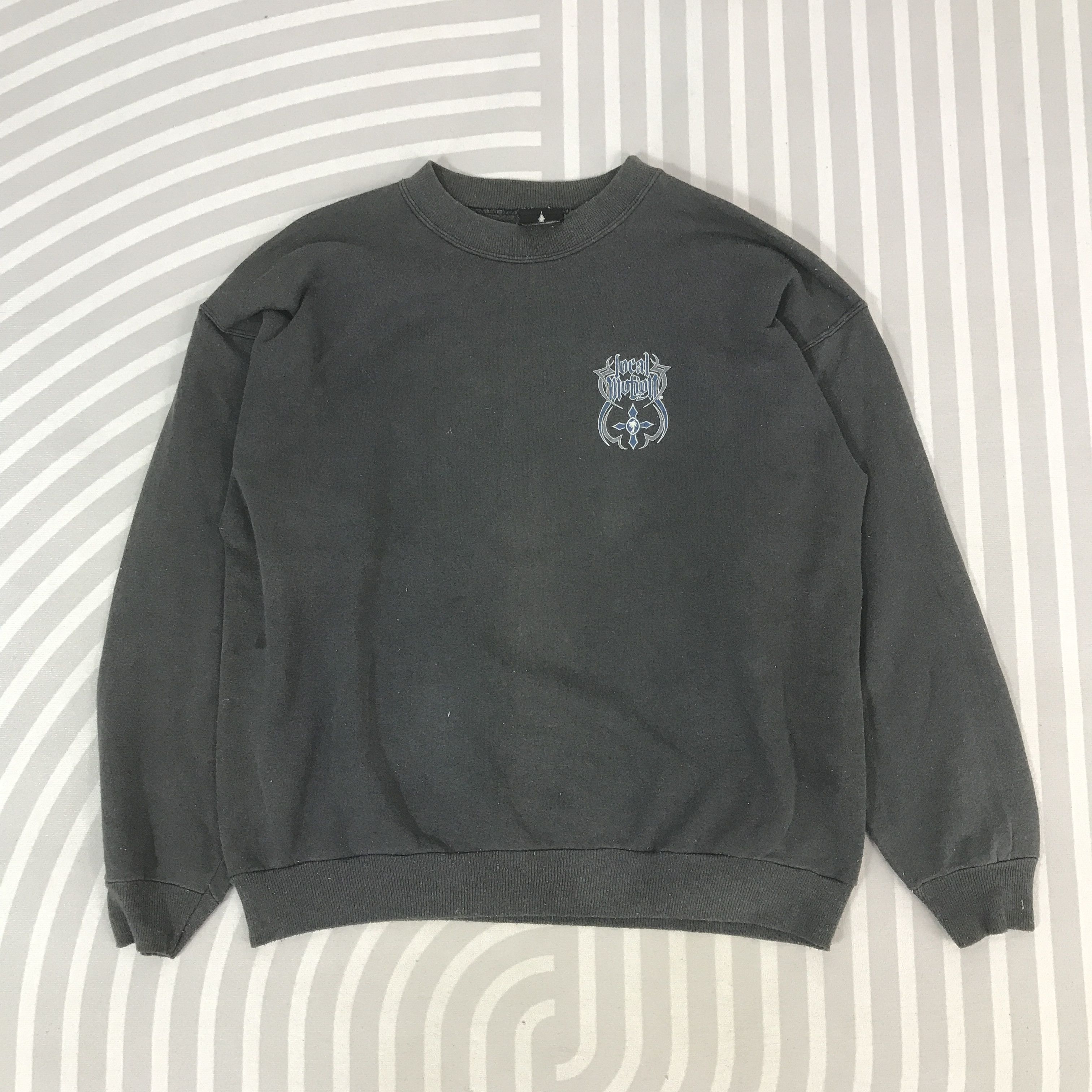 Japanese Brand Vintage Local Motion gothic design Sweatshirt Size US L / EU 52-54 / 3 - 3 Thumbnail