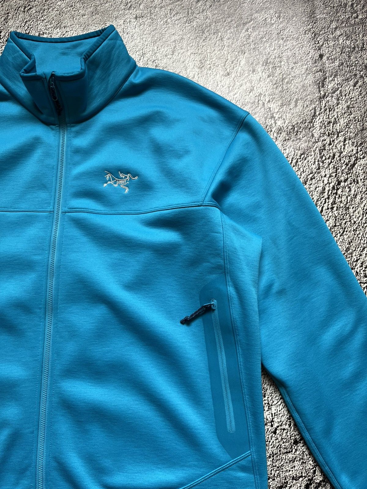Arc'teryx Arc’teryx Stretch Fleece Full-Zip Jacket Turquoise Size XL Size US XL / EU 56 / 4 - 3 Thumbnail