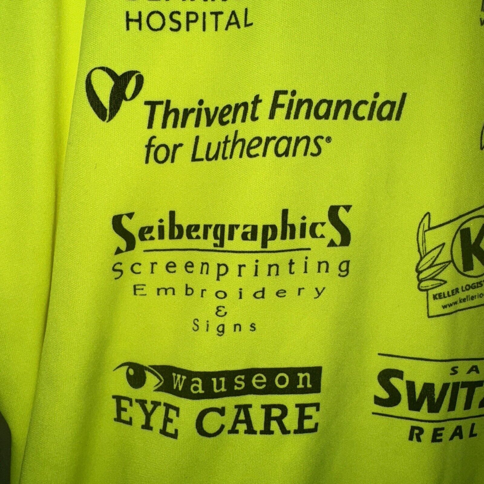 Other Turkey Trot Thanksgiving Parade Tee Shirt Medium Neon Yellow Size US M / EU 48-50 / 2 - 14 Thumbnail
